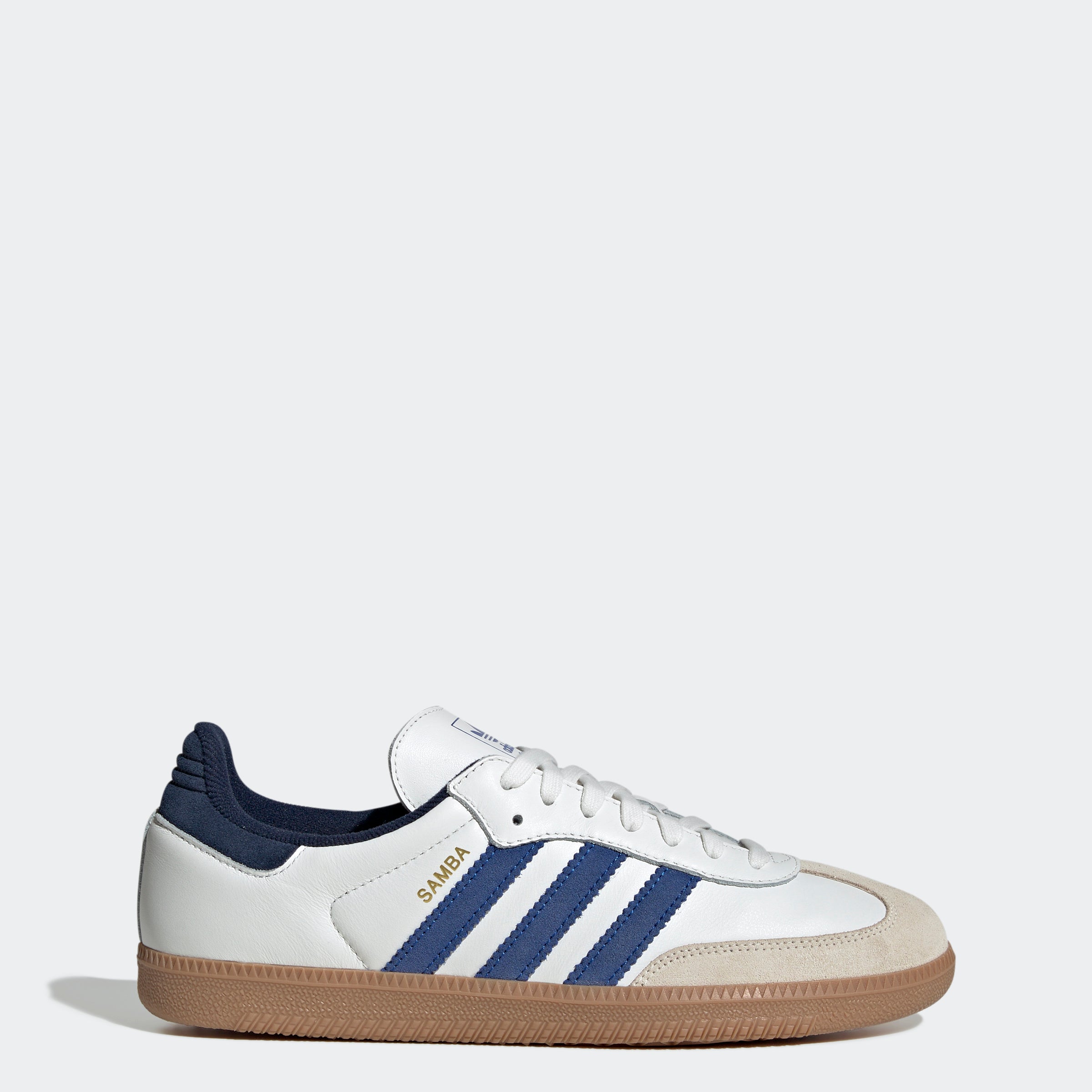 Men's adidas Originals Samba OG Shoes Core White / Royal Blue / Night Indigo