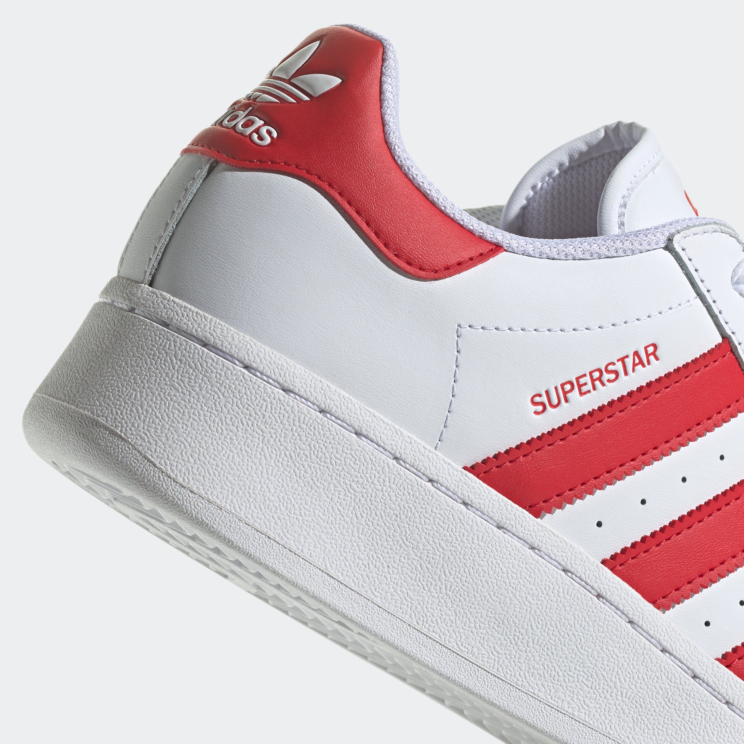 Unisex adidas Originals Superstar XLG Shoes White Scarlet