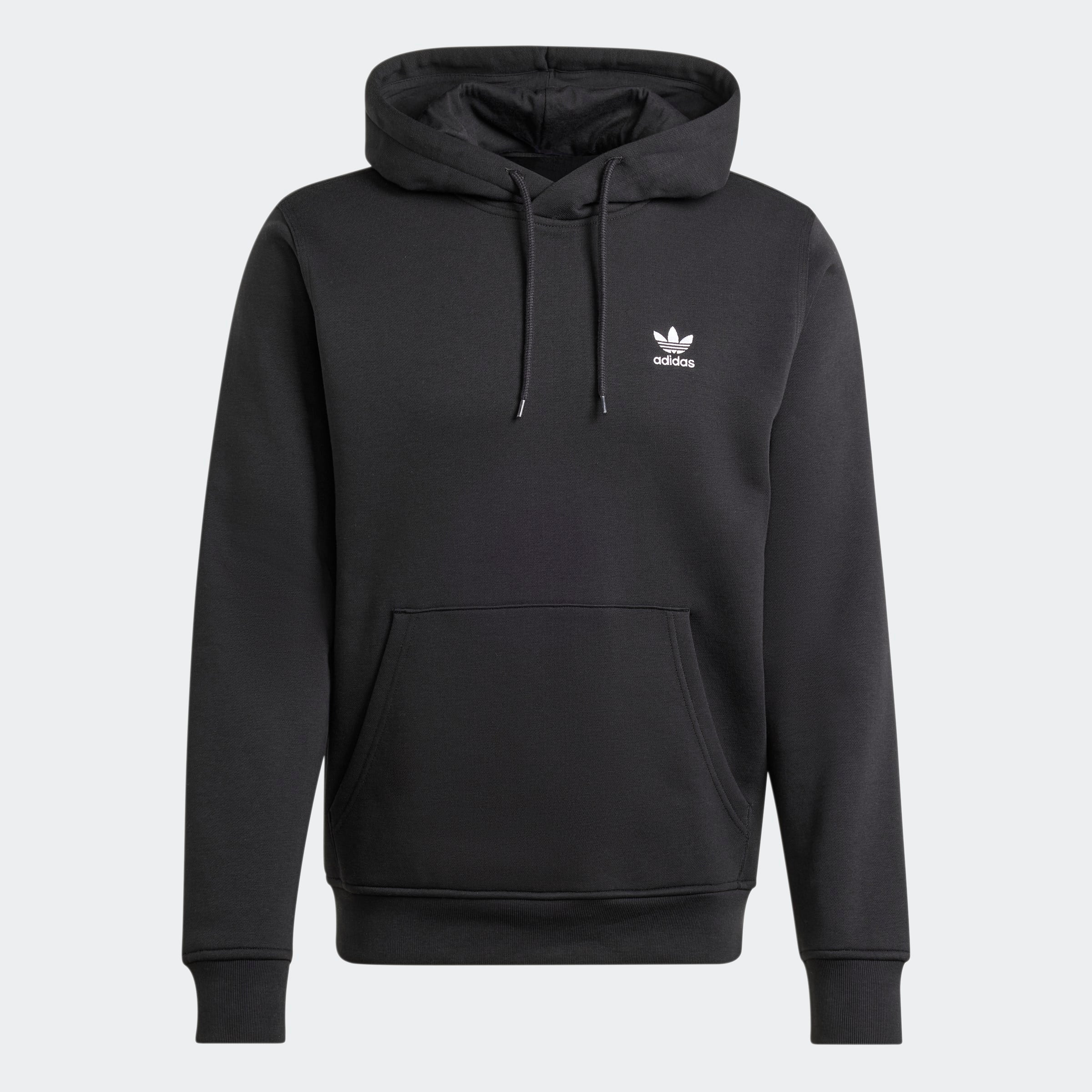 Men's adidas Originals Trefoil Essentials Hoodie Black