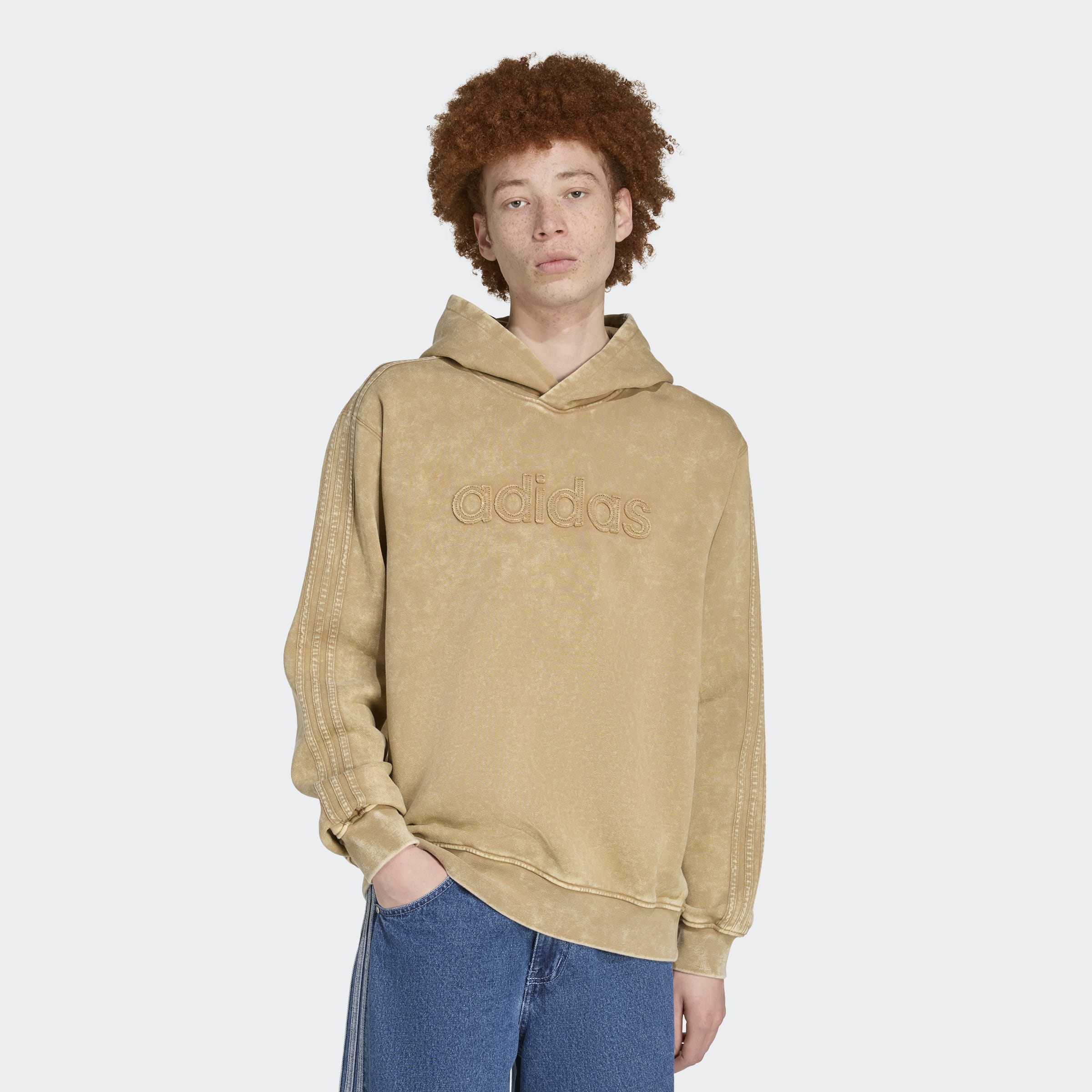 Men's adidas Originals Washed Hoodie Cardboard