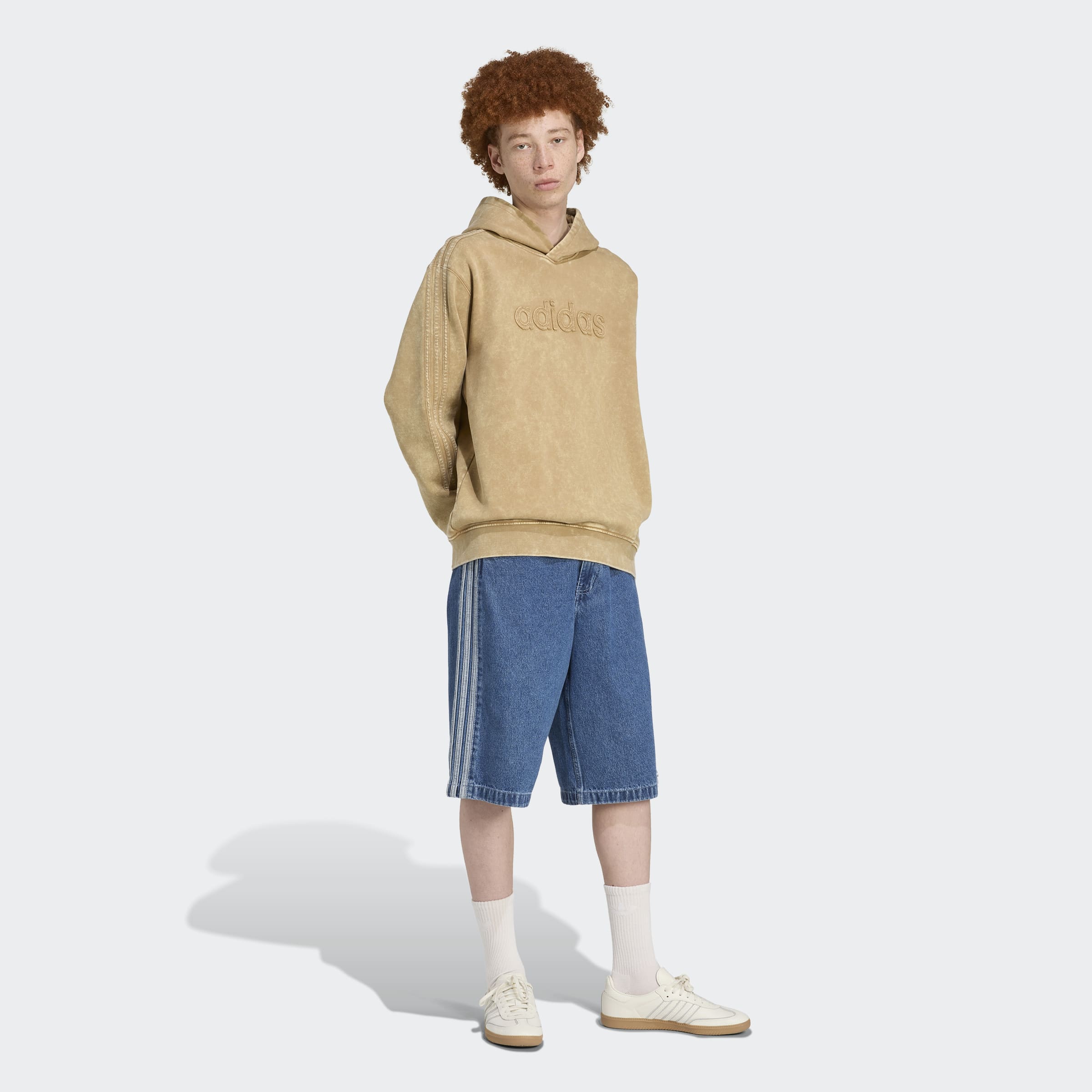 Men's adidas Originals Washed Hoodie Cardboard