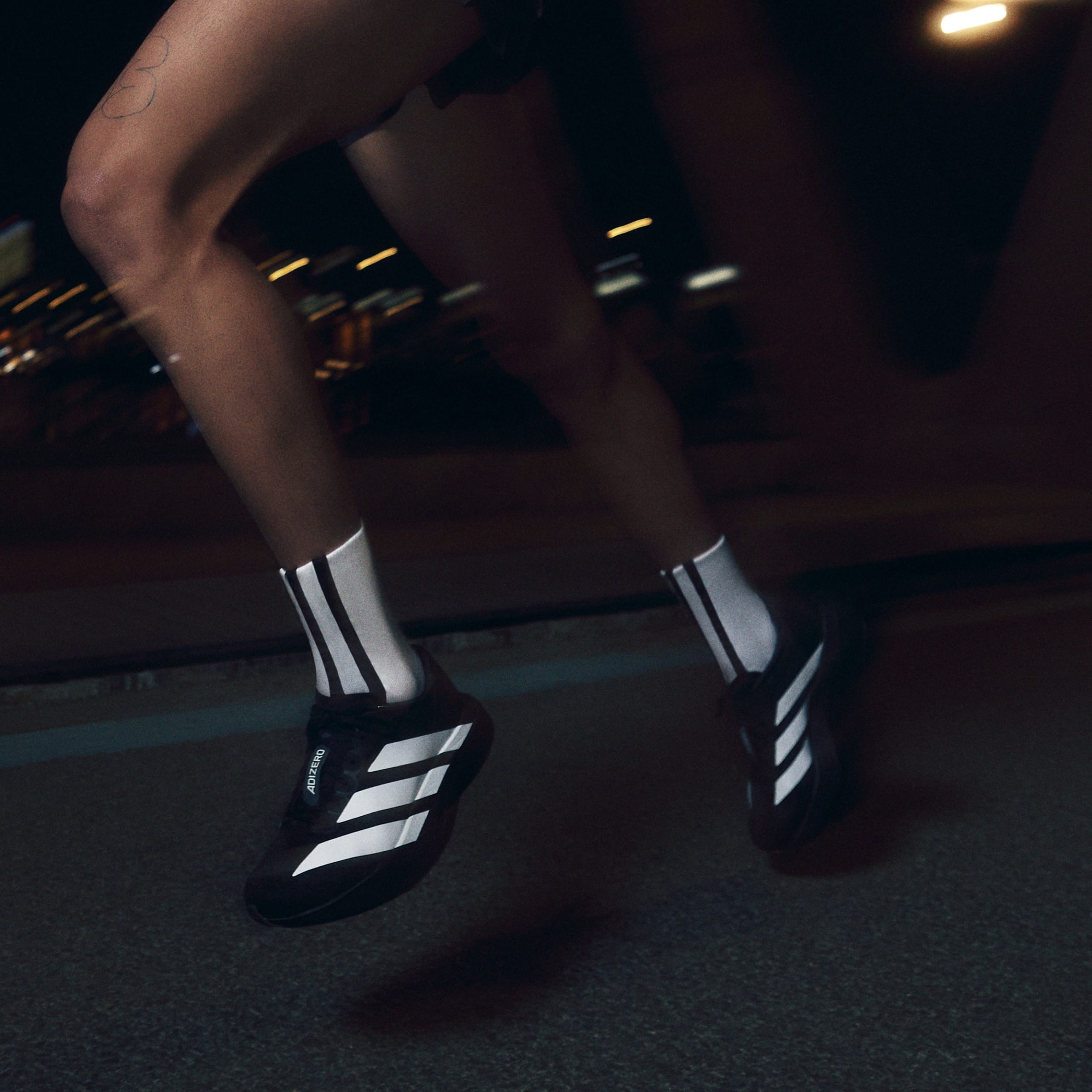 Men's adidas Running Adizero Evo SL Shoes Core Black / Cloud White