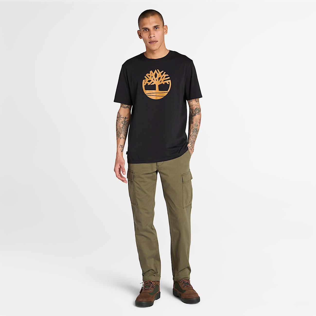 Men's Timberland Kennebec River Tree Logo Tee Black
