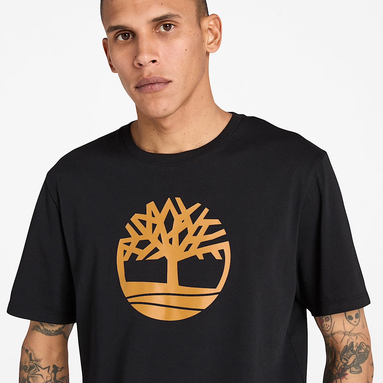 Men's Timberland Kennebec River Tree Logo Tee Black