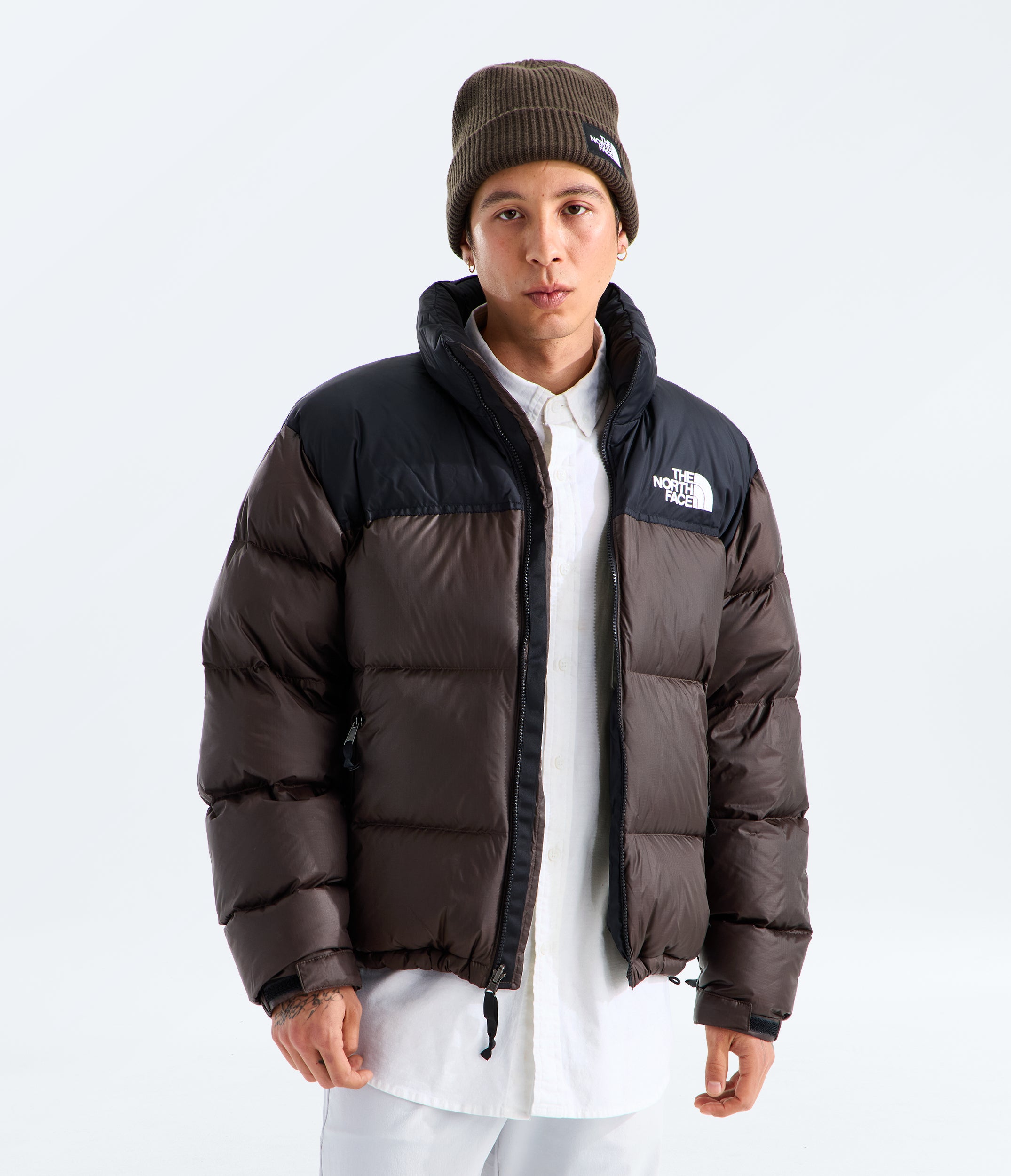 Men's The North Face 1996 Retro Nuptse Jacket Dark Chestnut/Black