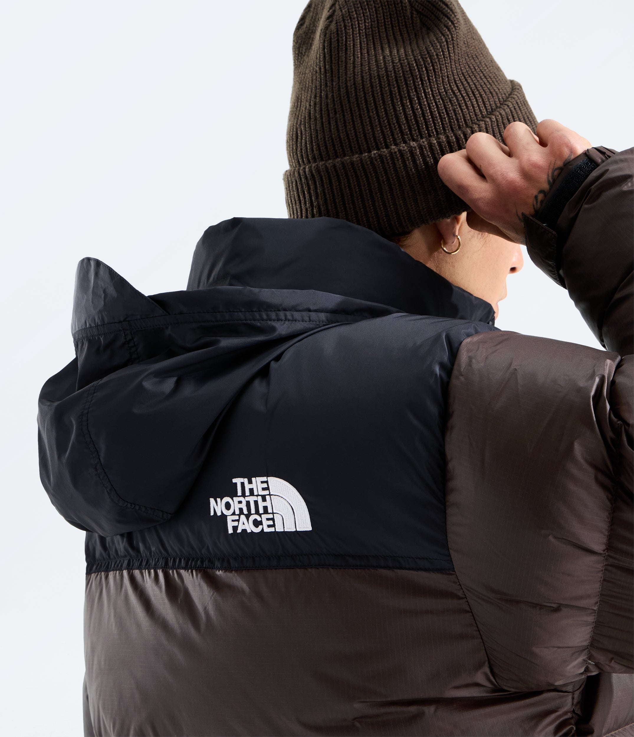 Men's The North Face 1996 Retro Nuptse Jacket Dark Chestnut/Black