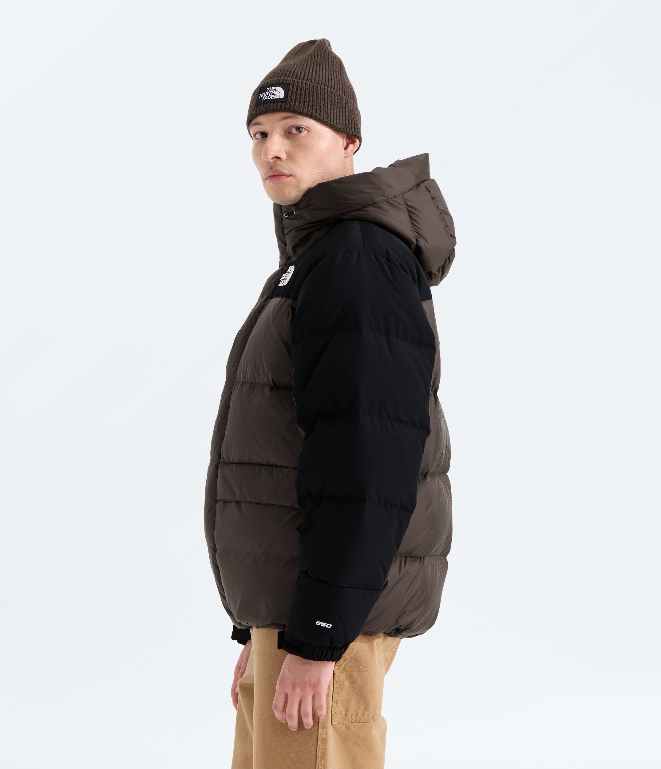 Men's The North Face HMLYN Down Parka Dark Chestnut/Black