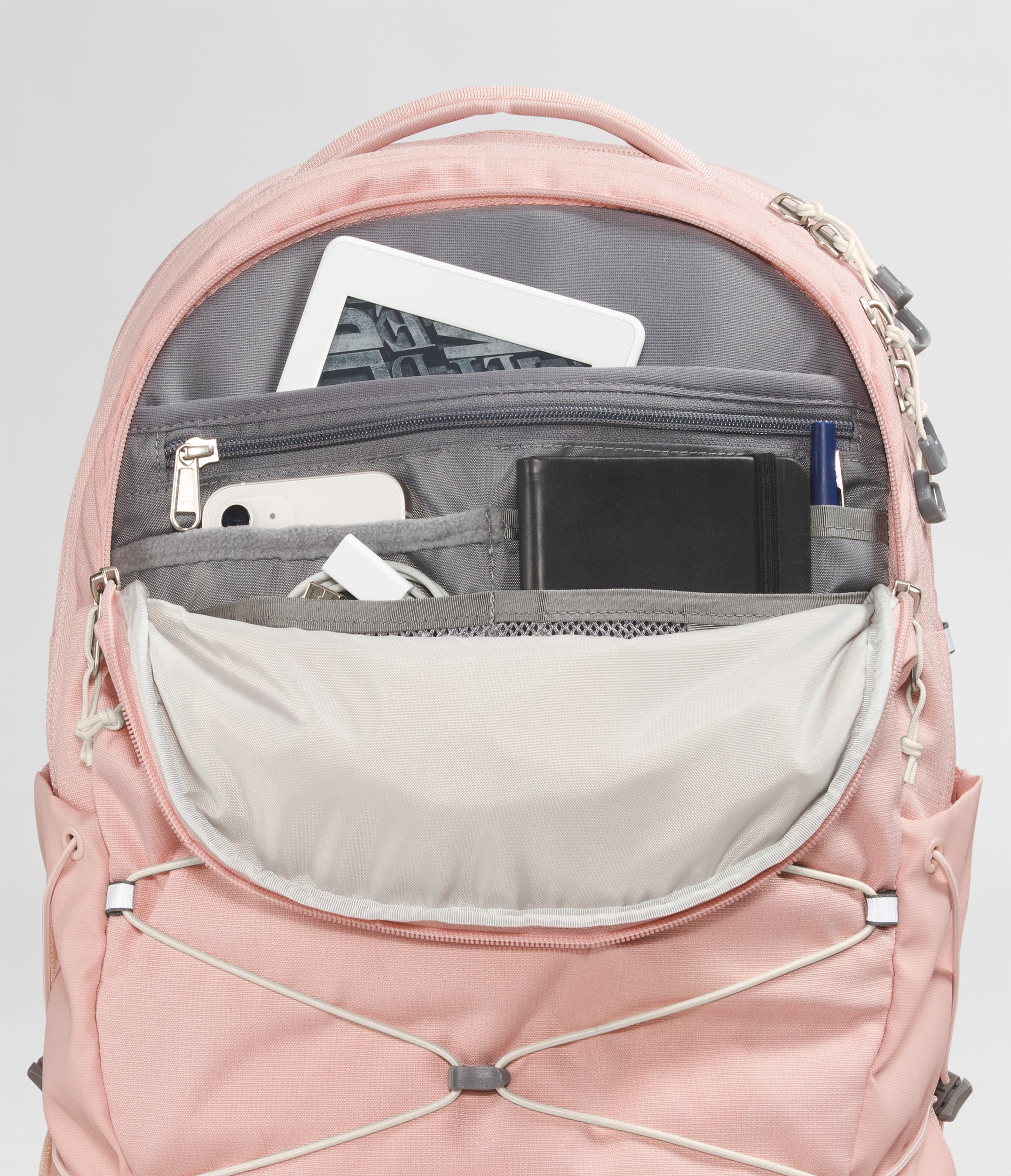 Women's The North Face Borealis Backpack Pink Moss Dark Heather