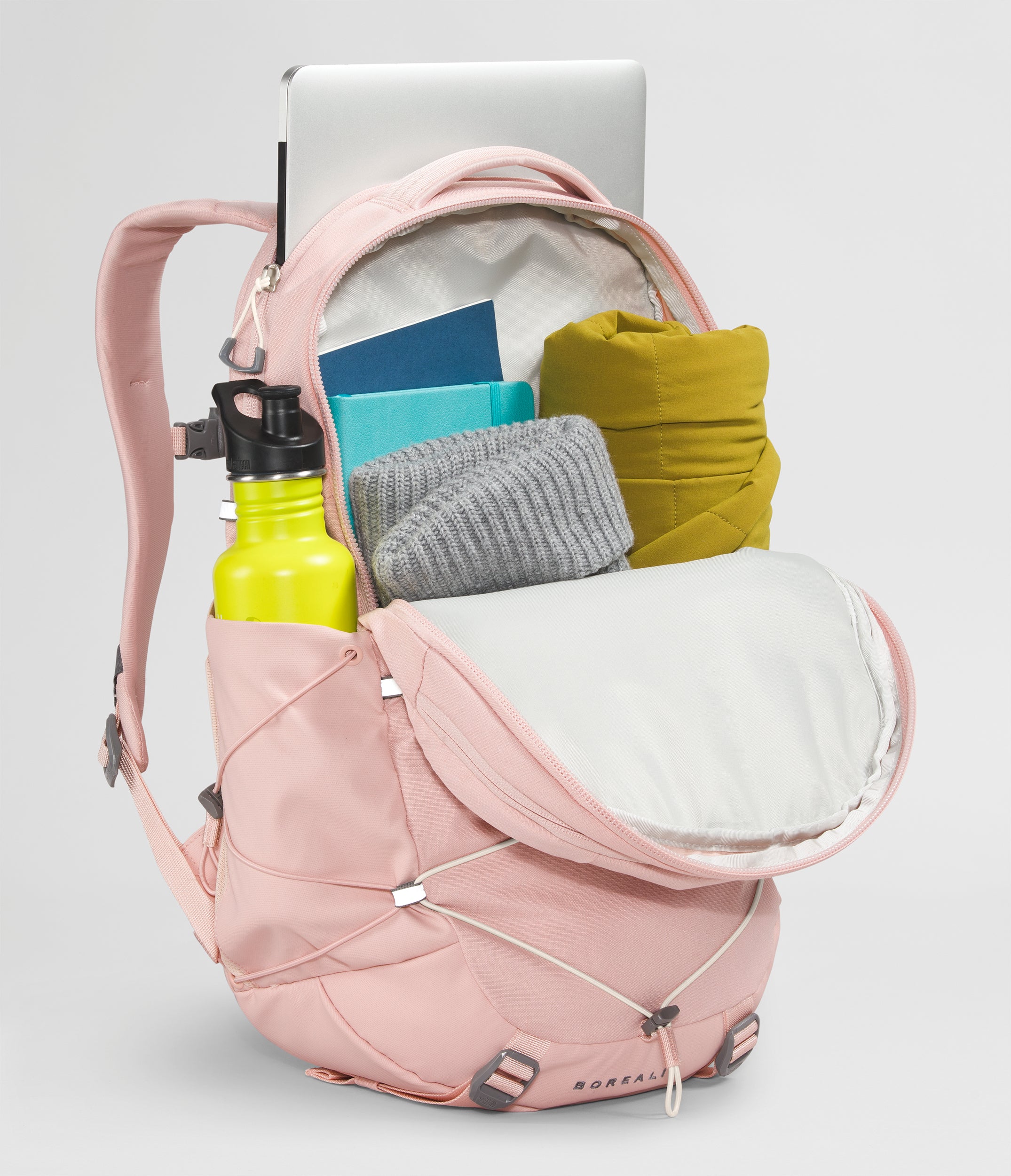 Women's The North Face Borealis Backpack Pink Moss Dark Heather