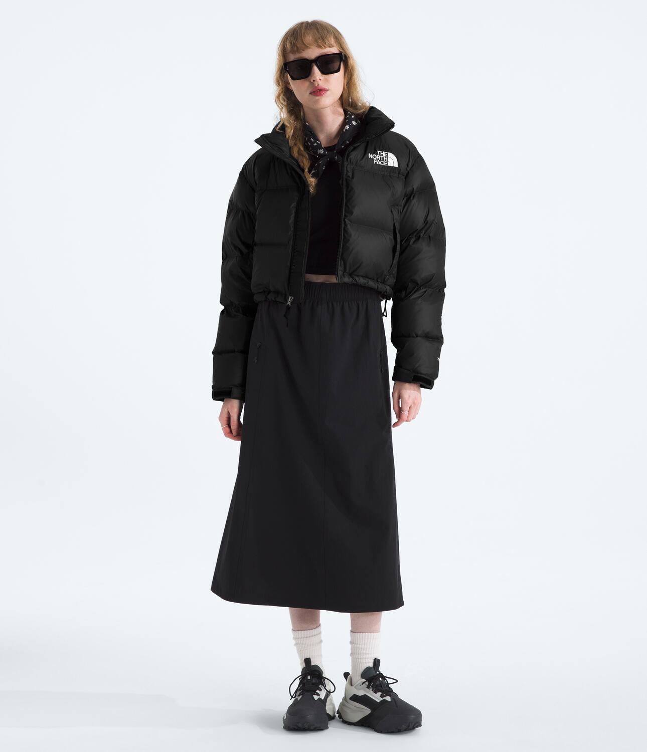 Women's The North Face Nuptse Short Jacket TNF Black