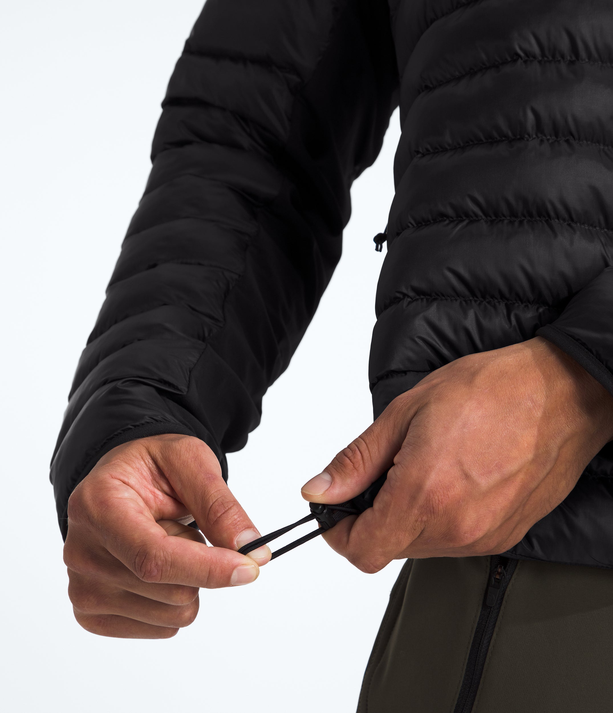 Men's The North Face Terra Peak Hybrid Hoodie Jacket Black