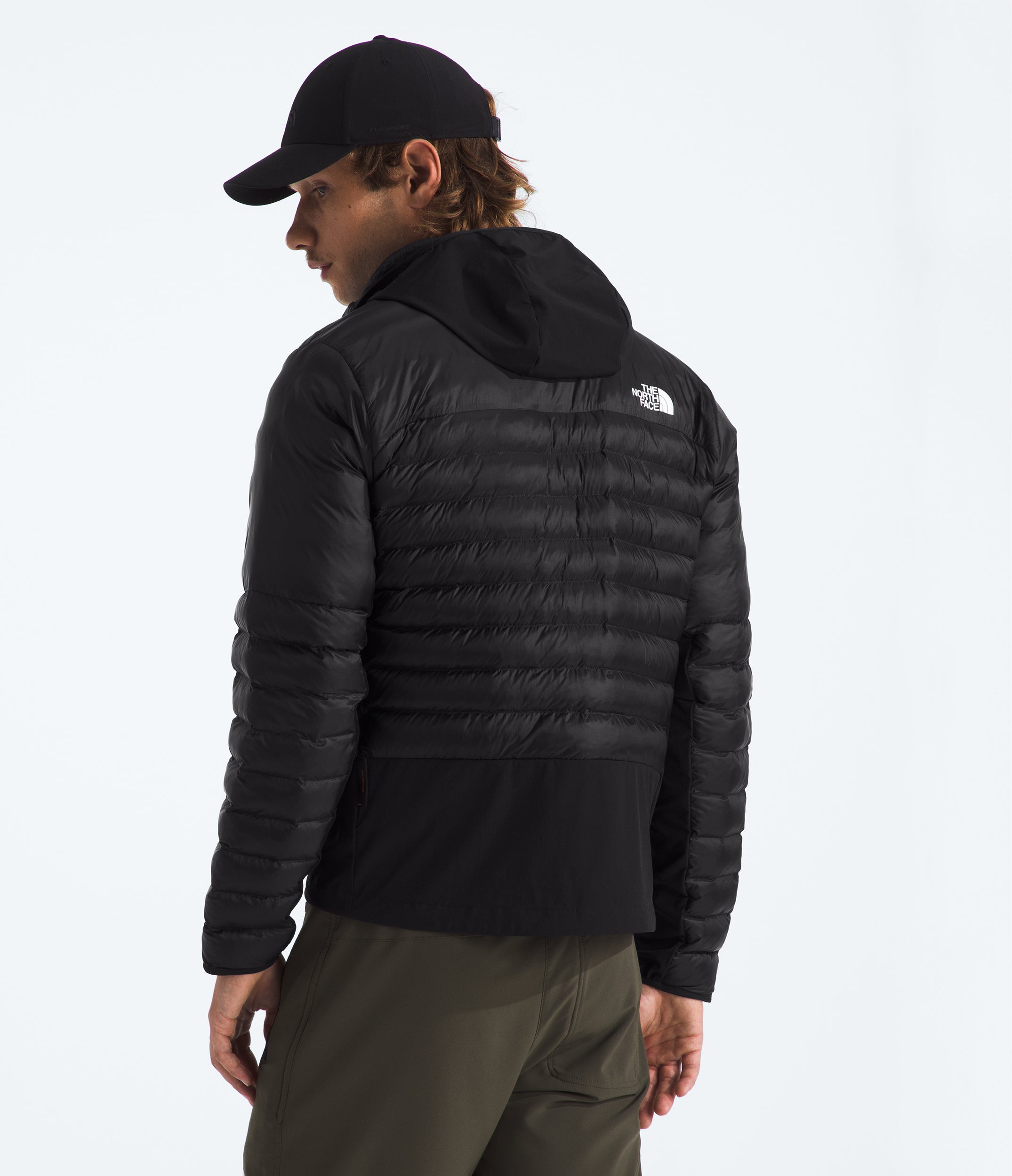 Men's The North Face Terra Peak Hybrid Hoodie Jacket Black