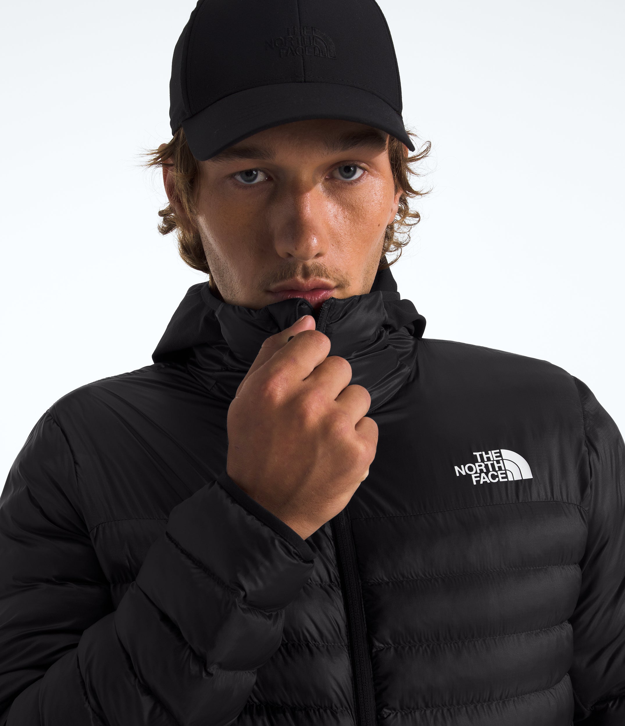Men's The North Face Terra Peak Hybrid Hoodie Jacket Black