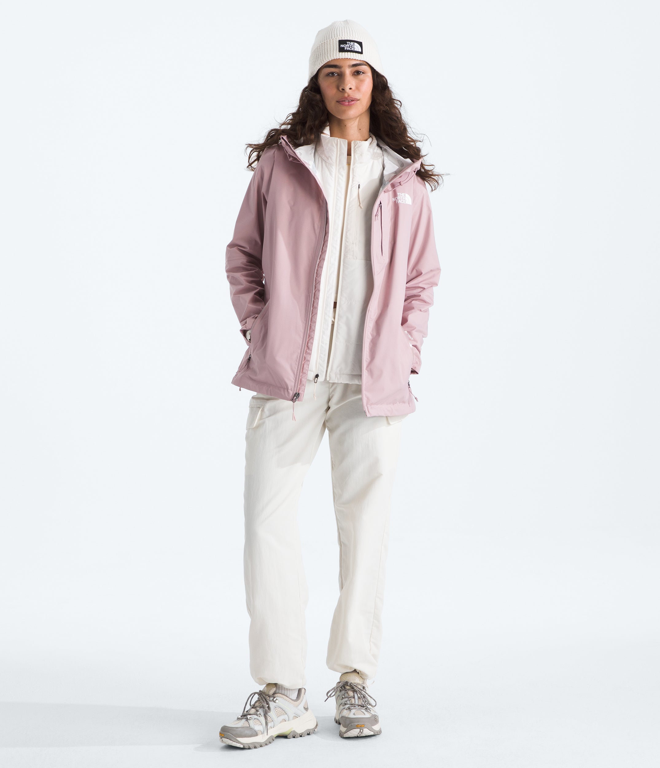 Women's The North Face Alta Vista Rain Jacket Metal Pink