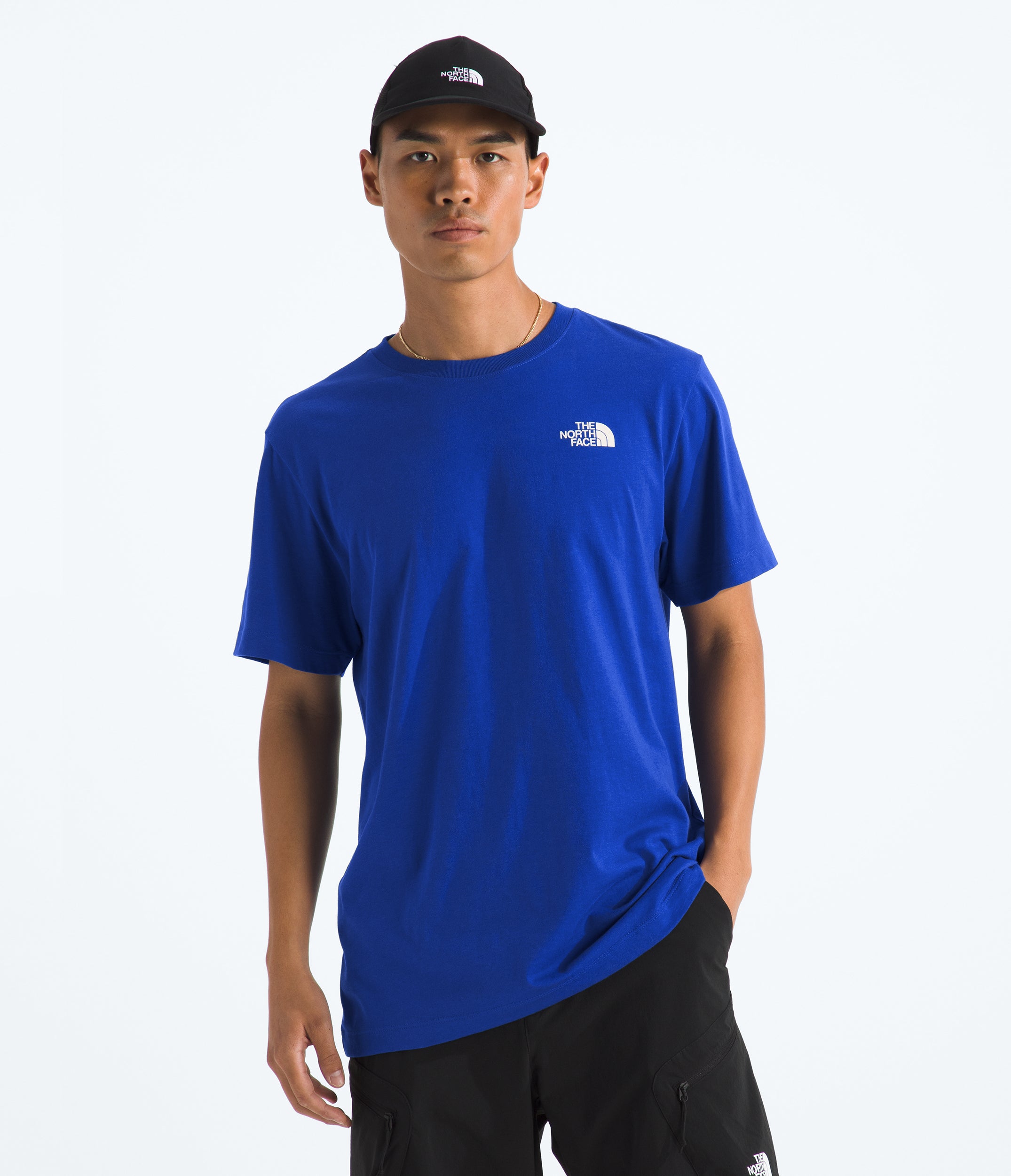 Men's The North Face Never Stop Exploring Postcard Tee Blue