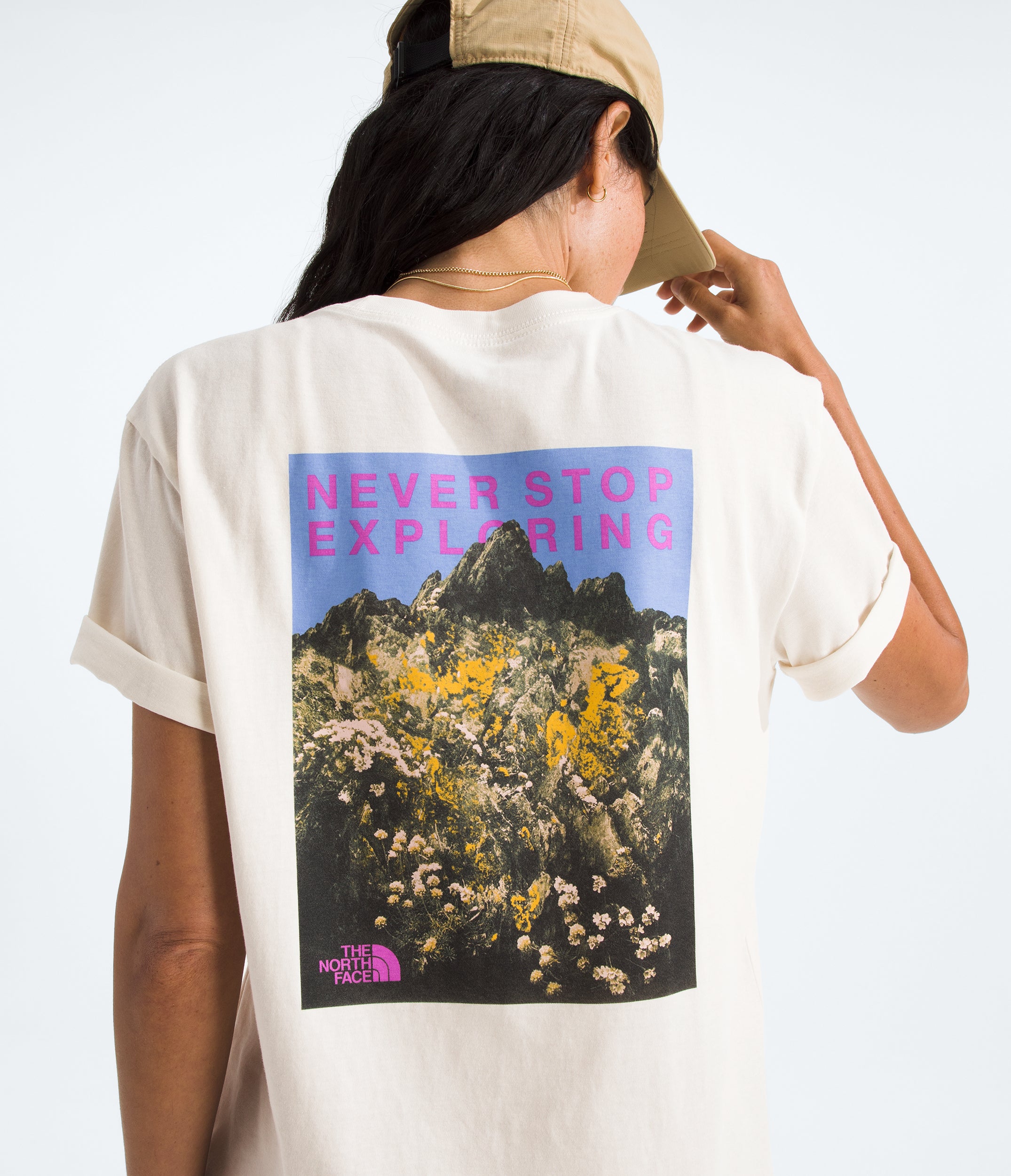 Women's The North Face Boulder Breeze T-Shirt White Dune