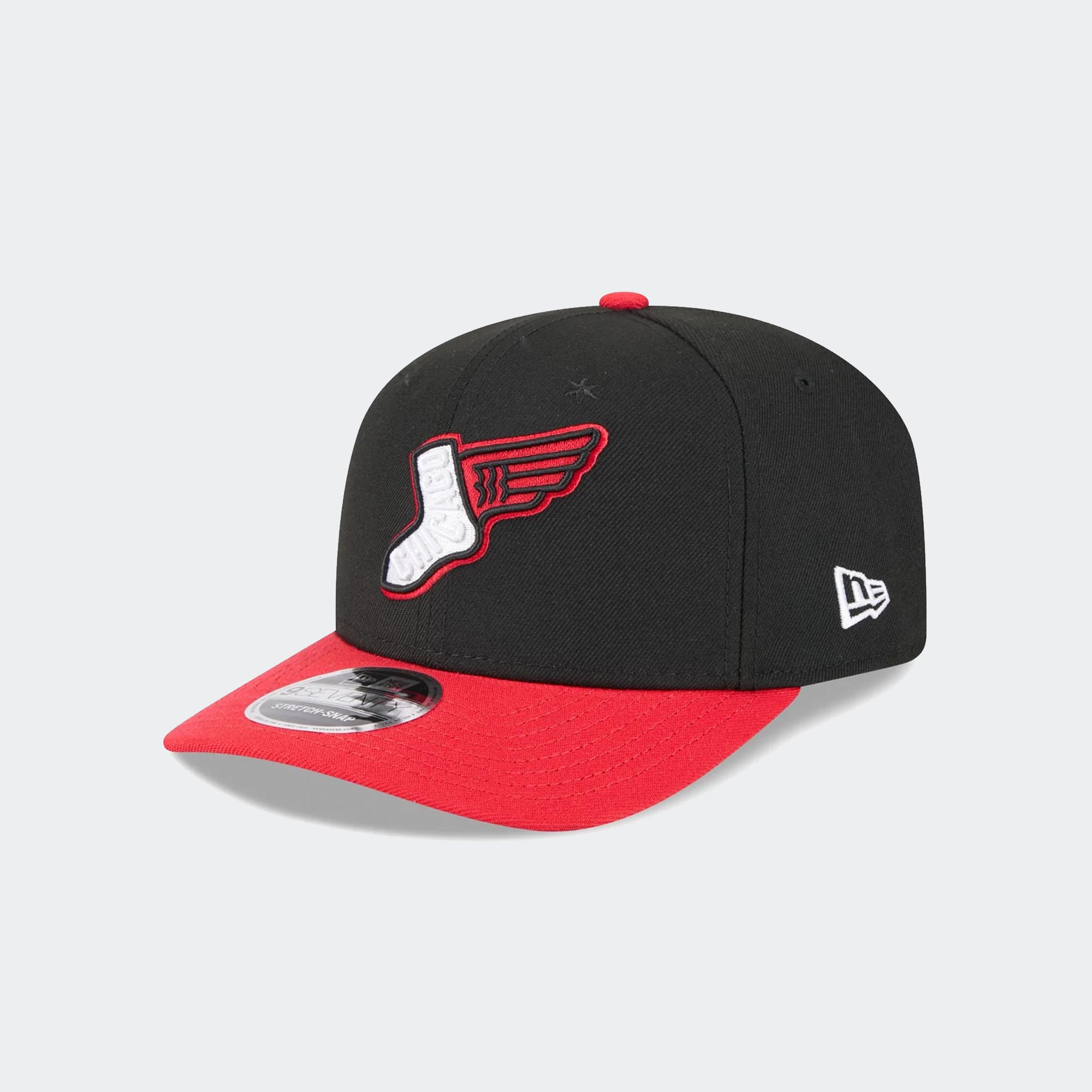 New Era Chicago White Sox City Connect 9SEVENTY Stretch-Snap Cap Red / Black / White