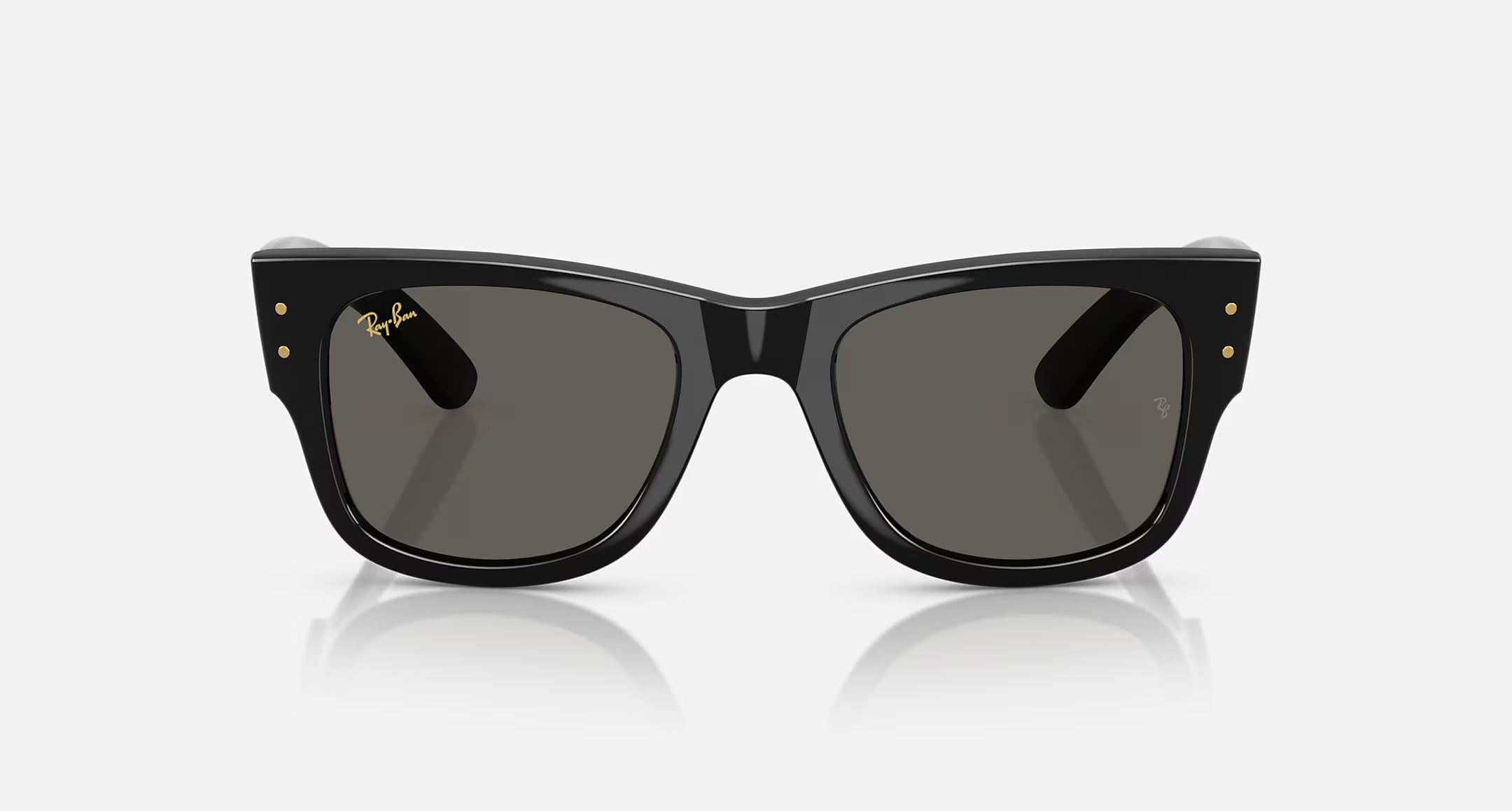 Ray-Ban Mega Wayfarer Blacked Out Sunglasses Polished Black