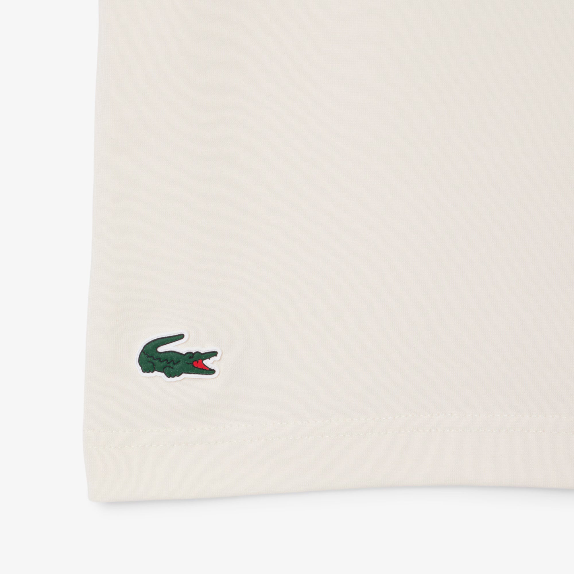 Men's Lacoste Tennis x Novak Djokovic Graphic T-Shirt Cream