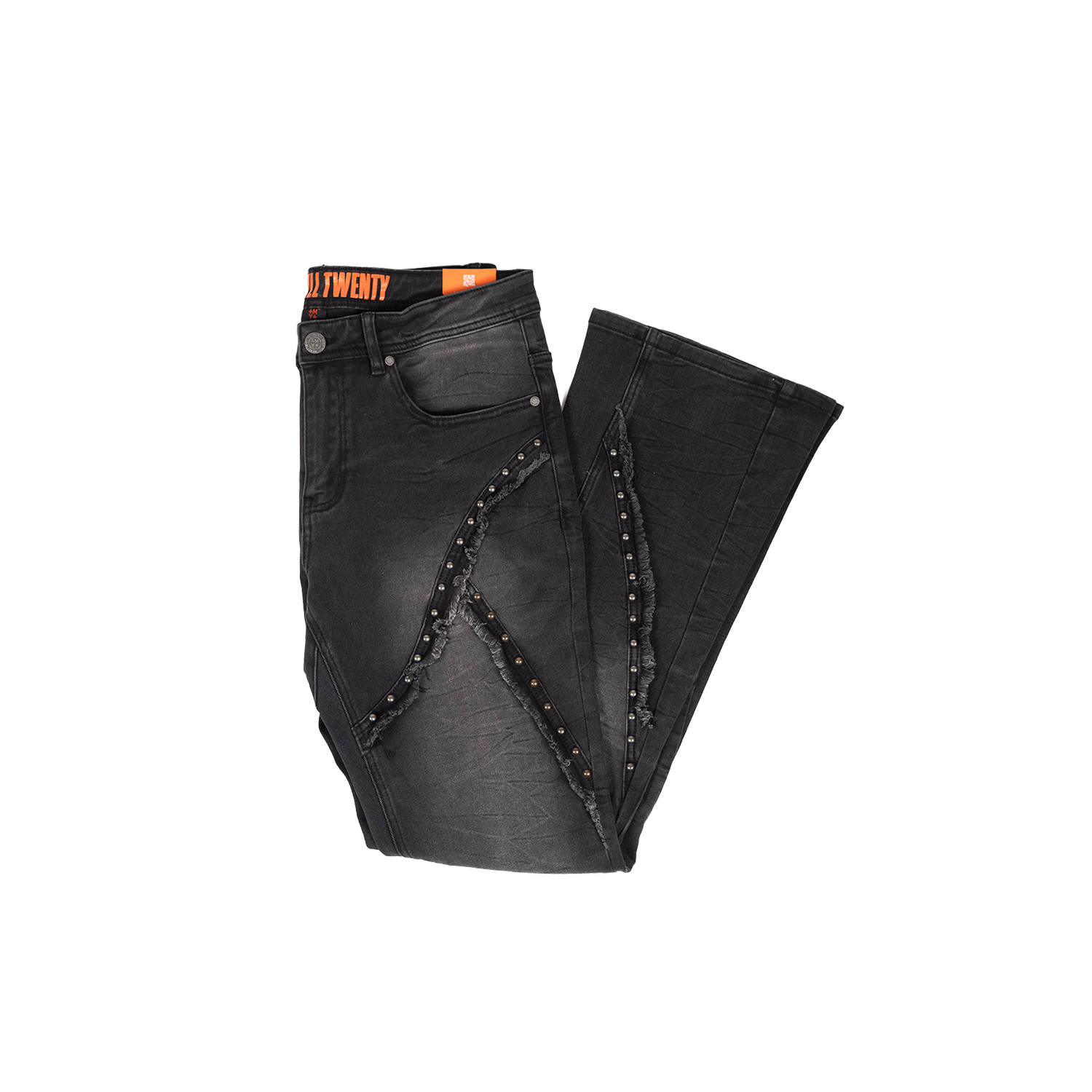MAXWELL | Studded Bootcut Jeans in Black