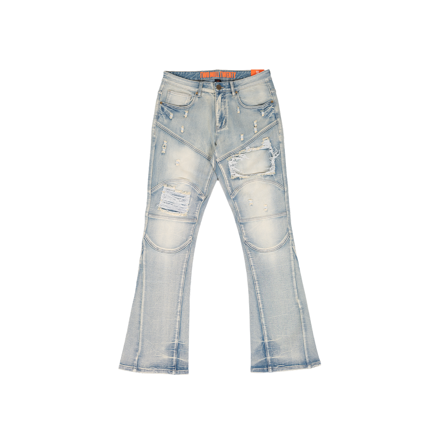 MAXWELL | Rip & Repair Bootcut Jeans in Vintage