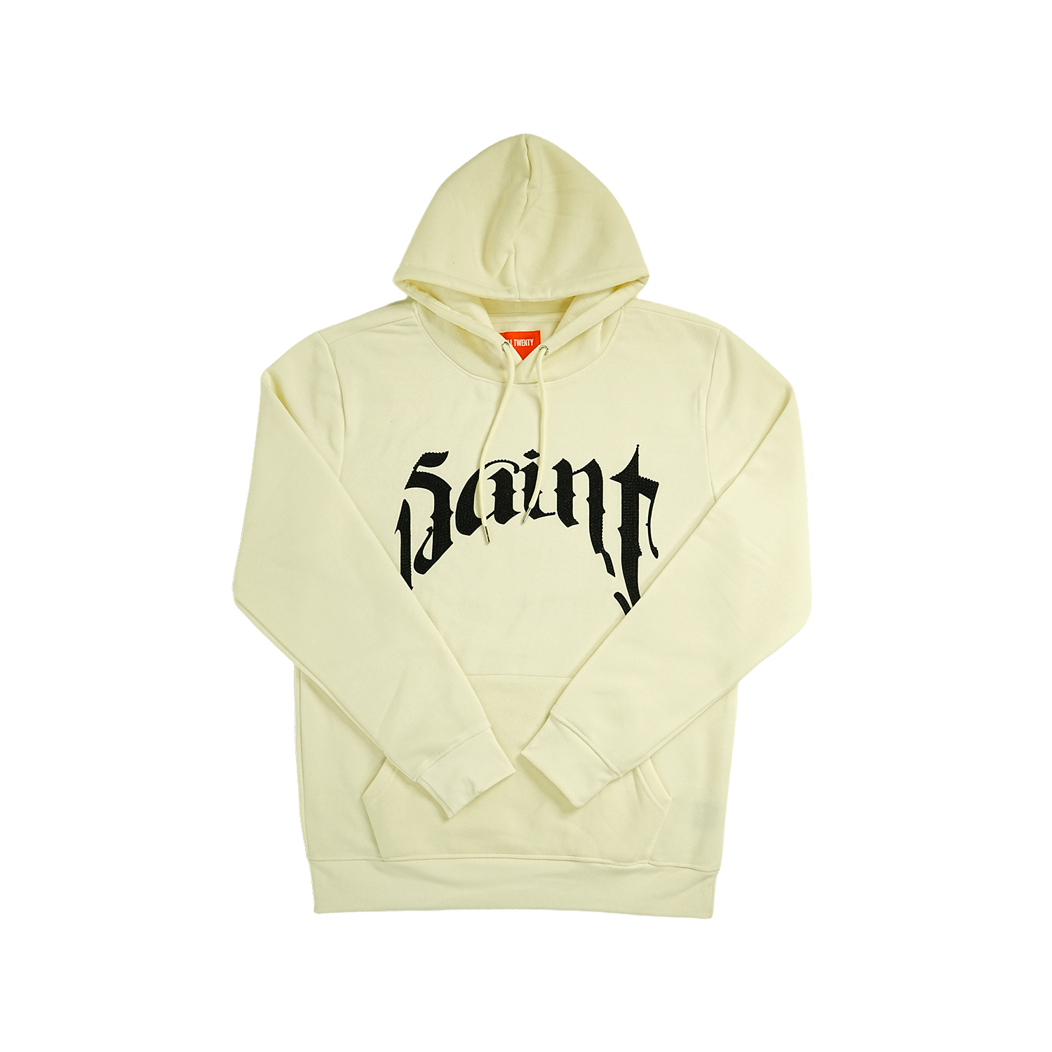 Unisex TWO MILL TWENTY Crystal Saint Hoodie Cream