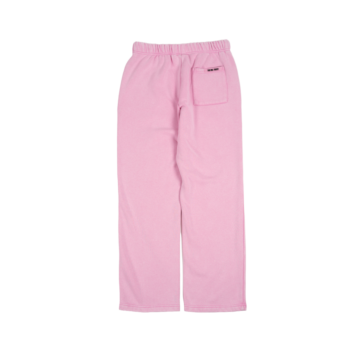 Men's TWO MILL TWENTY Ghosted Plain Joggers in Acid Pink