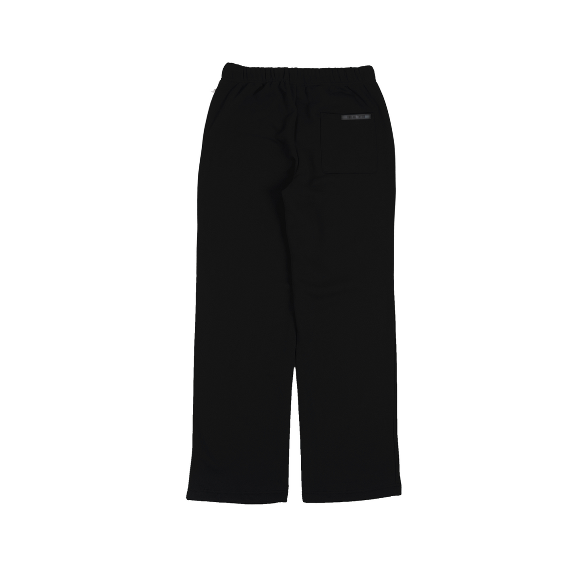 Men's TWO MILL TWENTY Ghosted Plain Joggers in Jet Black
