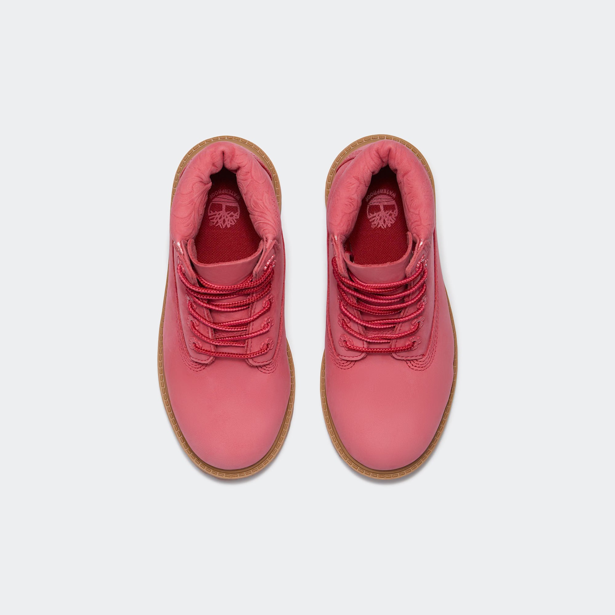 Little Kid Timberland Premium 6-Inch Waterproof Boots Bright Pink Nubuck