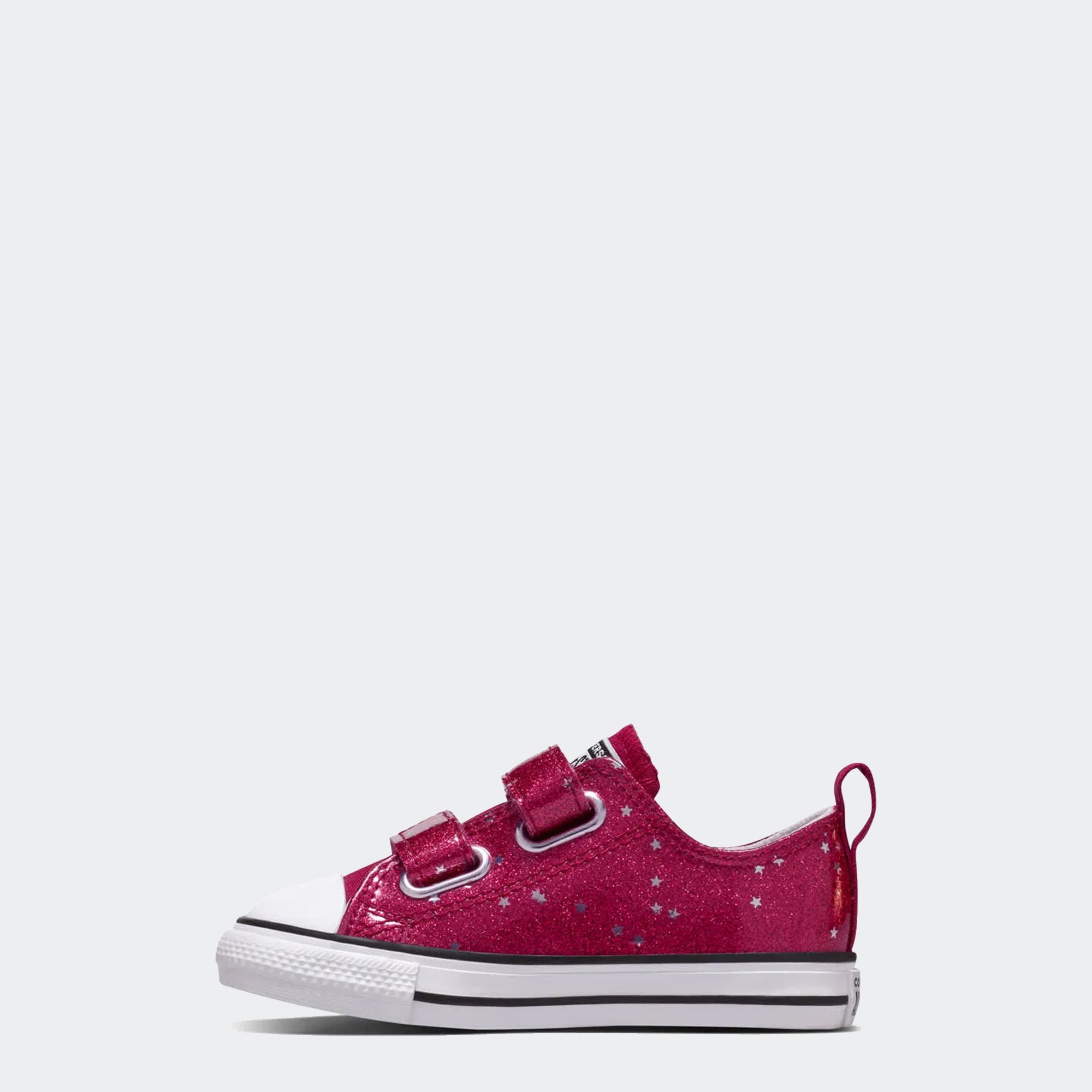 Toddler Converse Chuck Taylor All Star Glitter Easy On Low Top Shoes Sporty Berry
