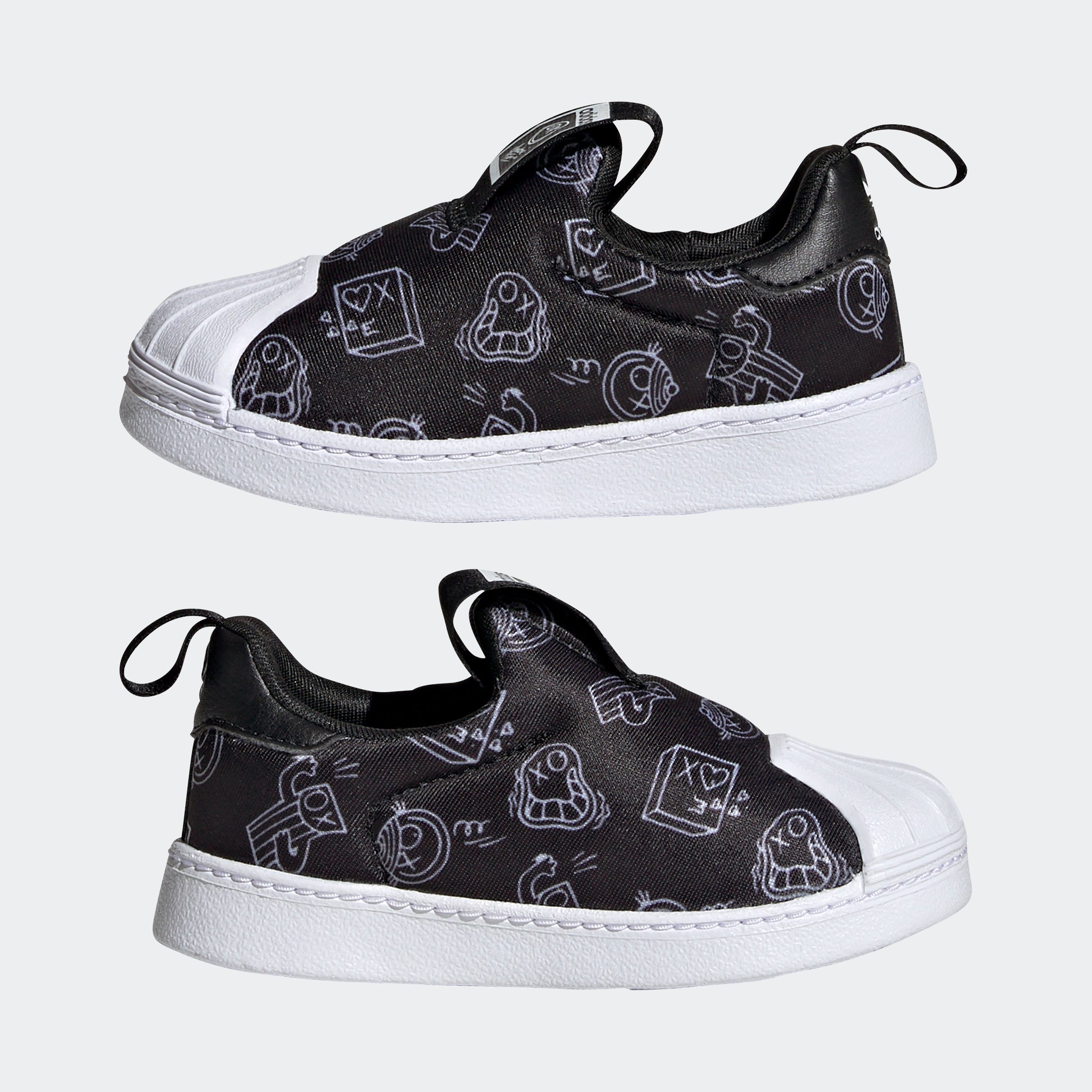 Toddlers adidas Originals André Saraiva Superstar 360 Shoes Black