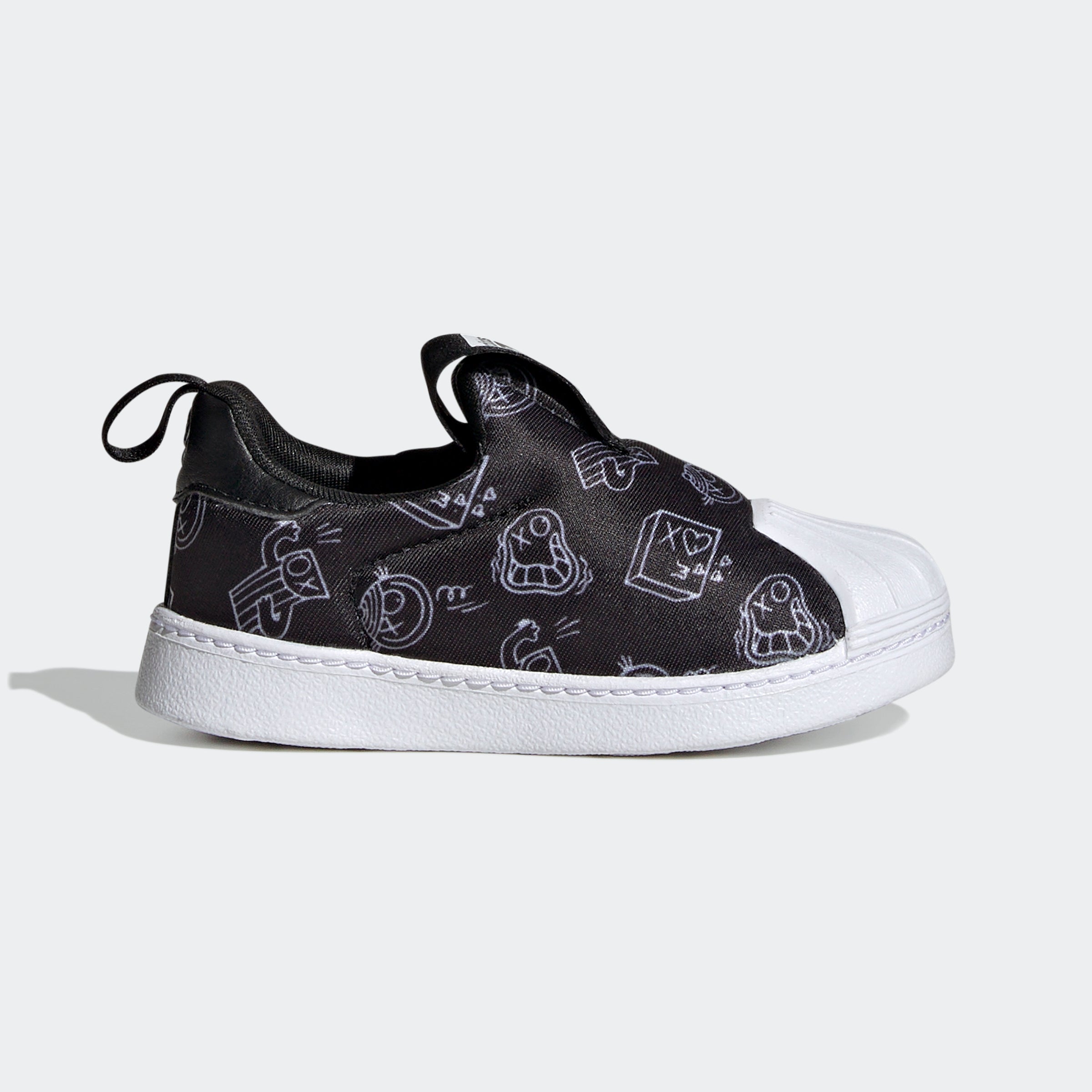 Toddlers adidas Originals André Saraiva Superstar 360 Shoes Black