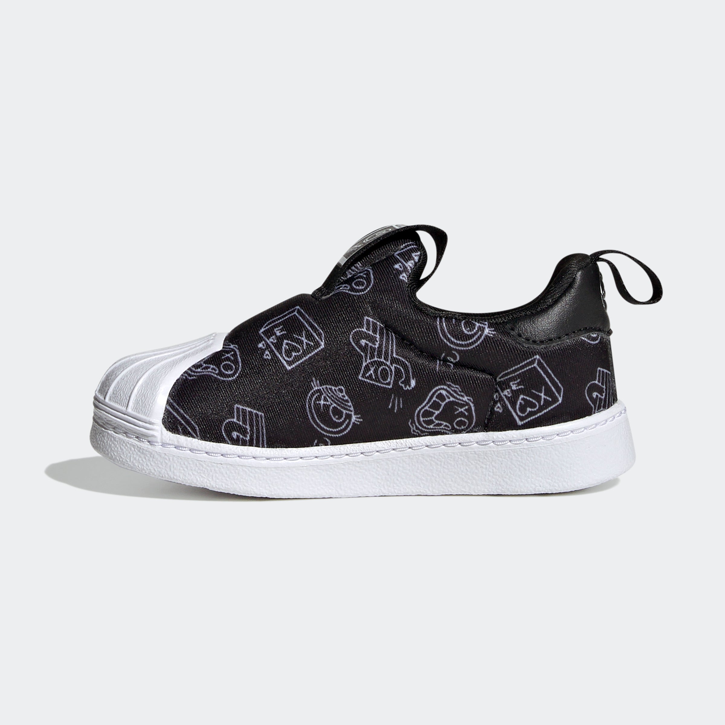 Toddlers adidas Originals André Saraiva Superstar 360 Shoes Black