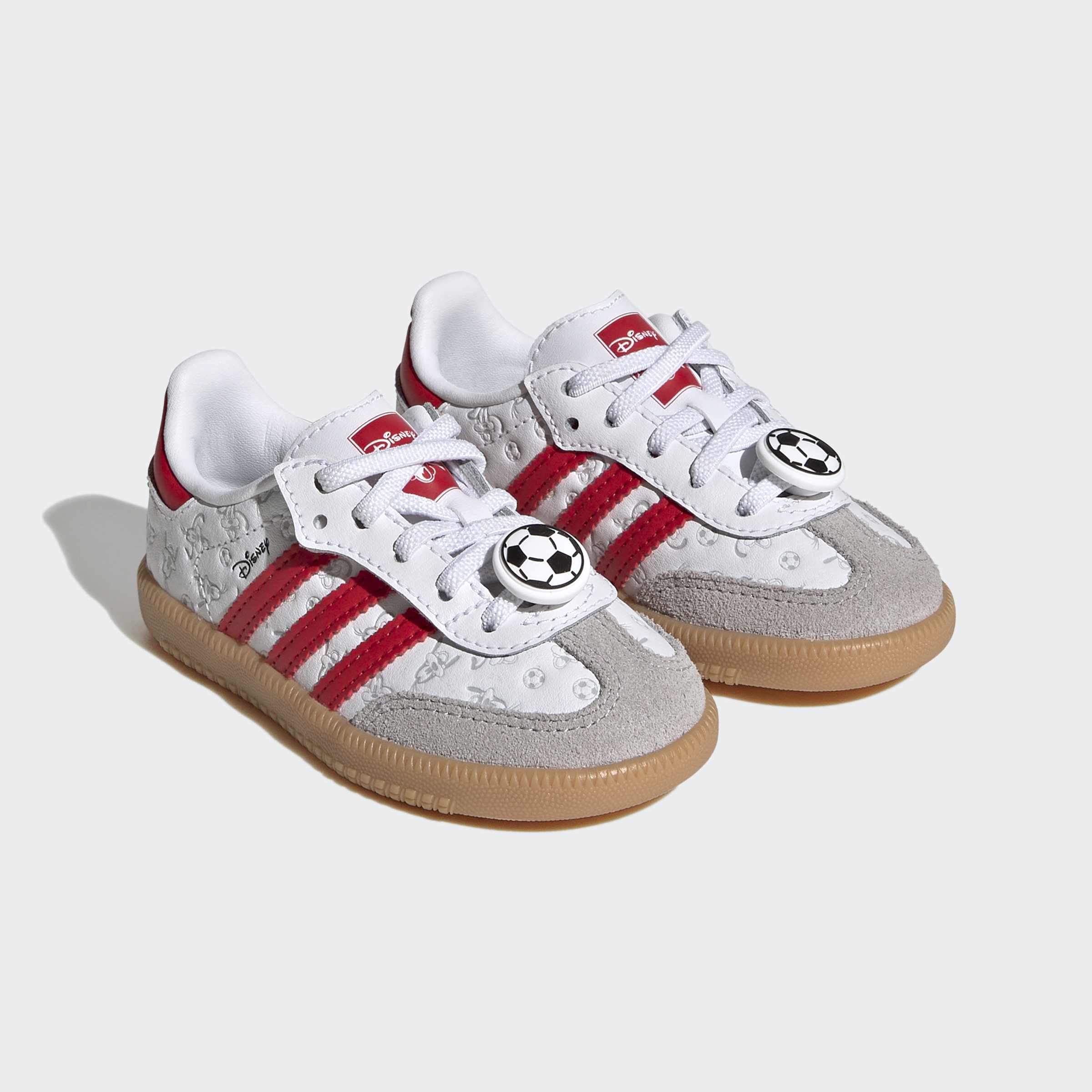 Toddlers adidas Originals Disney Samba OG Comfort Closure Elastic Lace Shoes Goofy