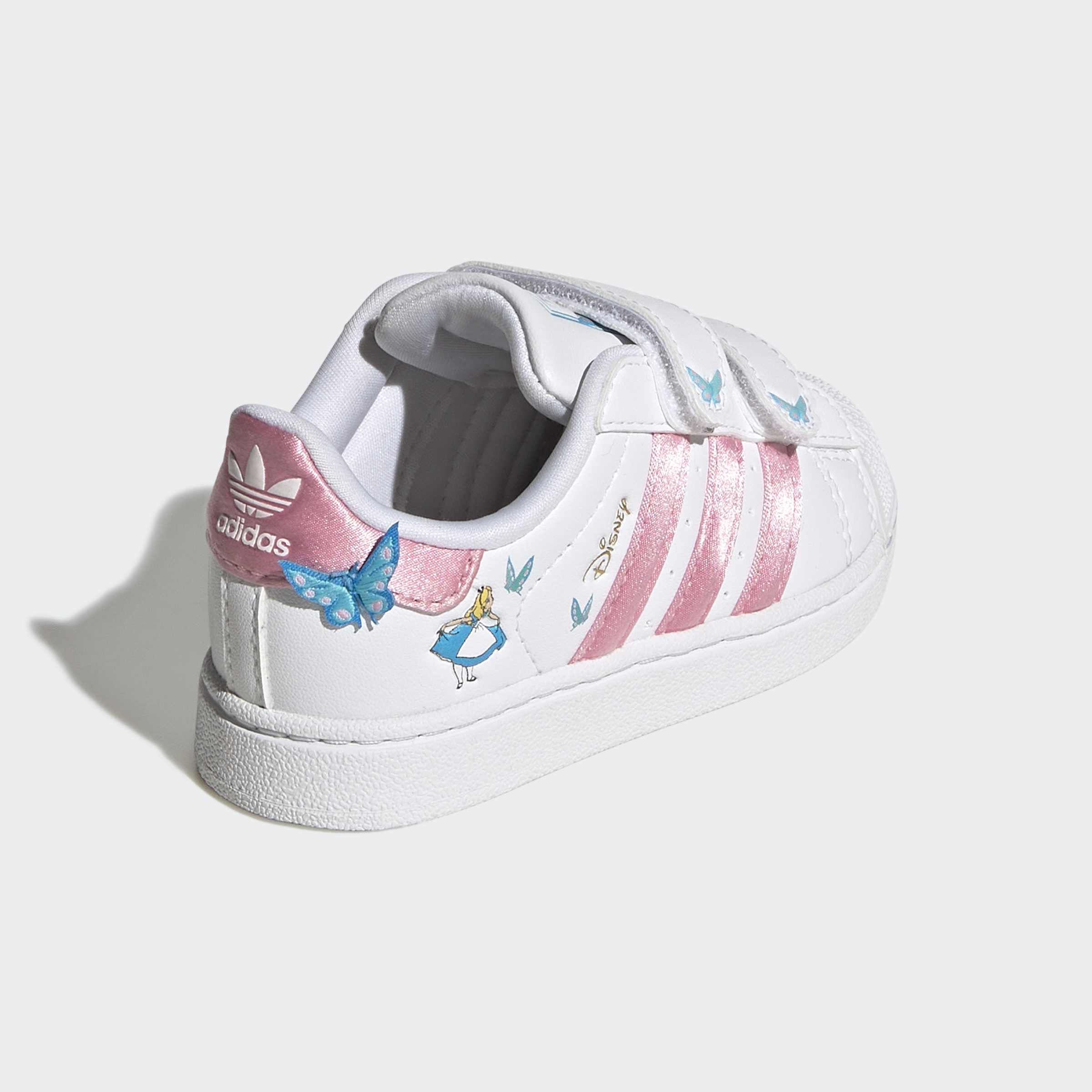 Toddlers adidas Originals Disney Superstar II Comfort Closure Shoes Alice in Wonderland