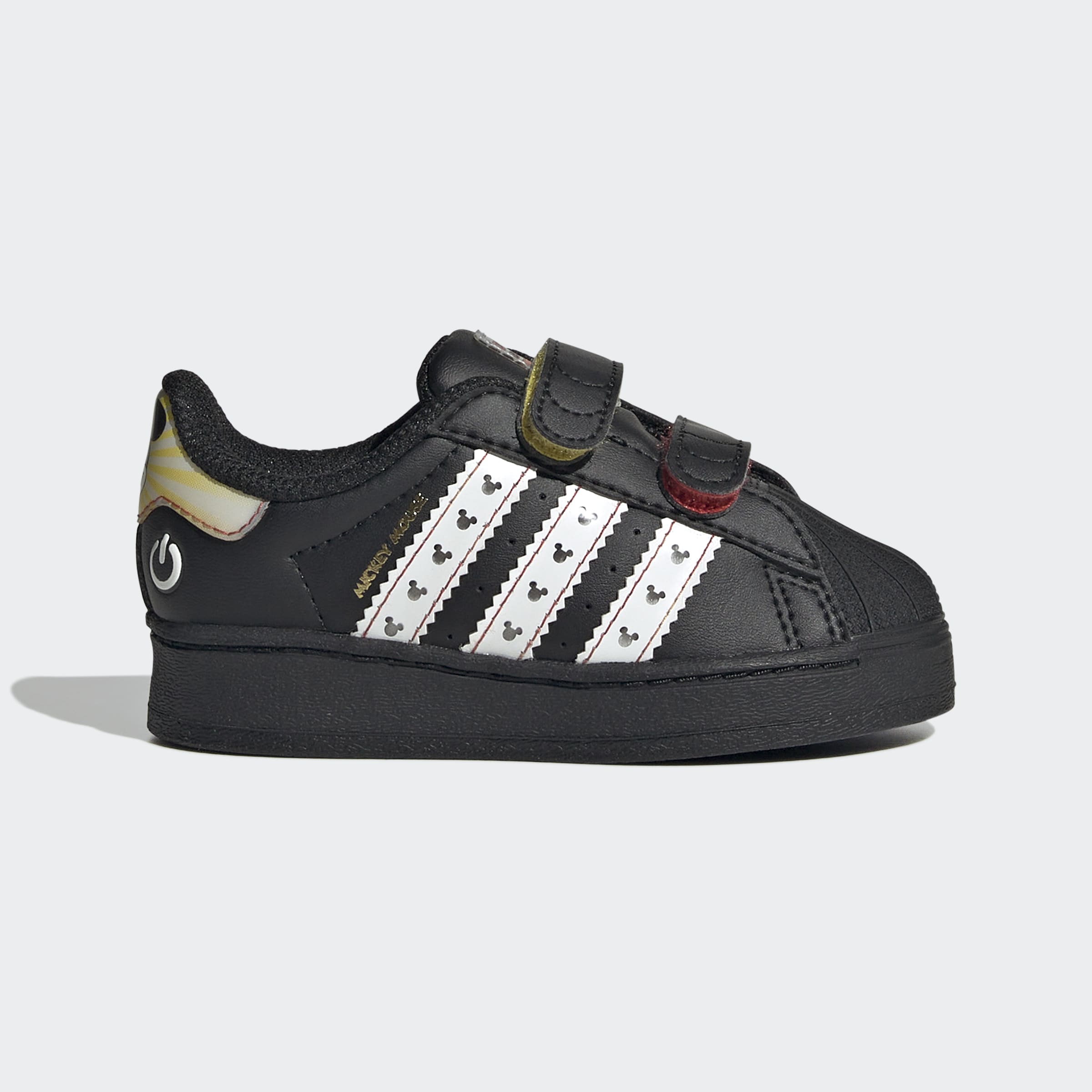 Toddlers adidas Originals Disney Superstar LED Lights Comfort Closure Shoes Black