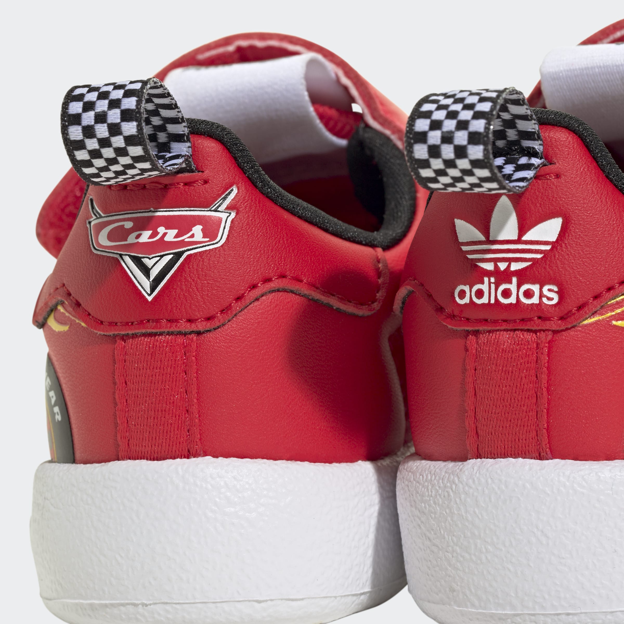 Toddlers adidas Originals Pixar Cars Adifom Superstar 360 Shoes Pure Ruby