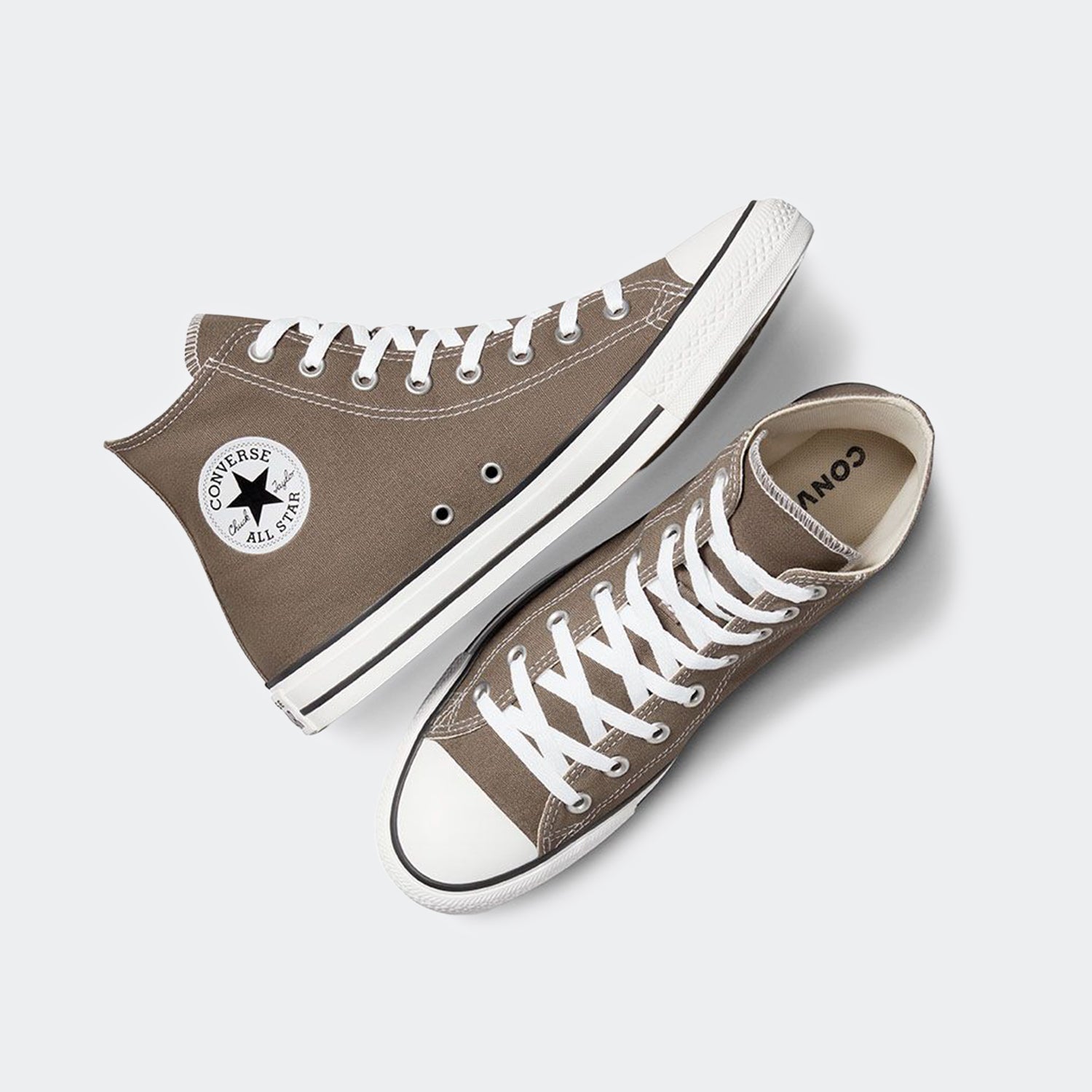 Unisex Converse Chuck Taylor All Star Hi Shoes Classic Taupe