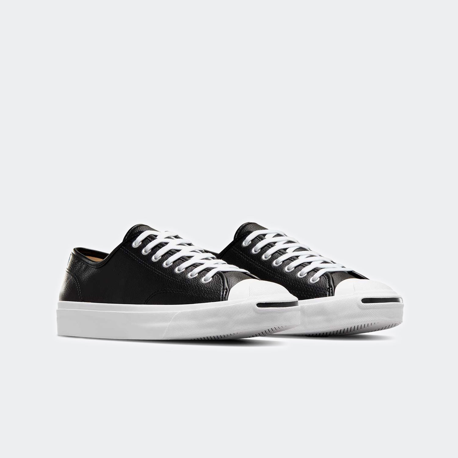 Unisex Converse Jack Purcell Leather Shoes Black