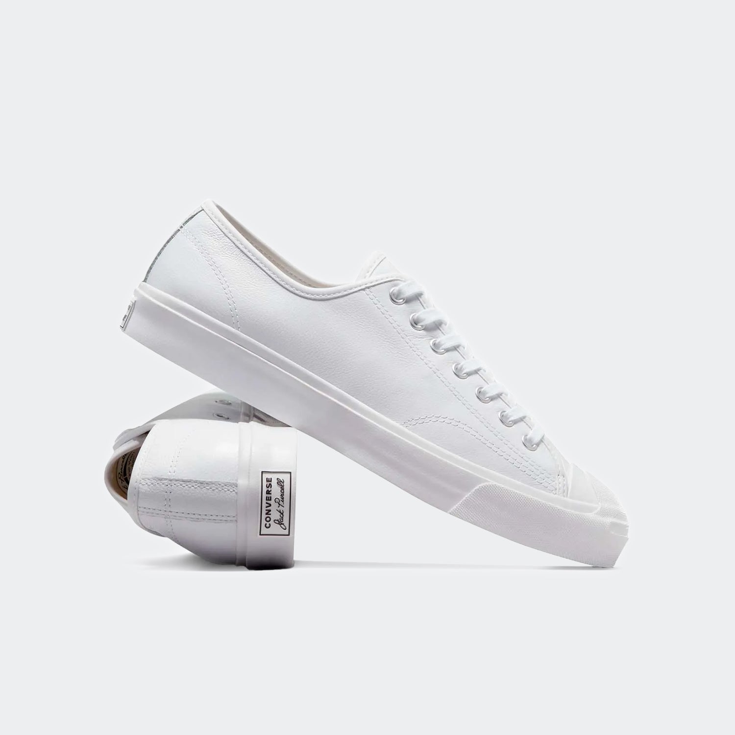 Unisex Converse Jack Purcell Leather Shoes White