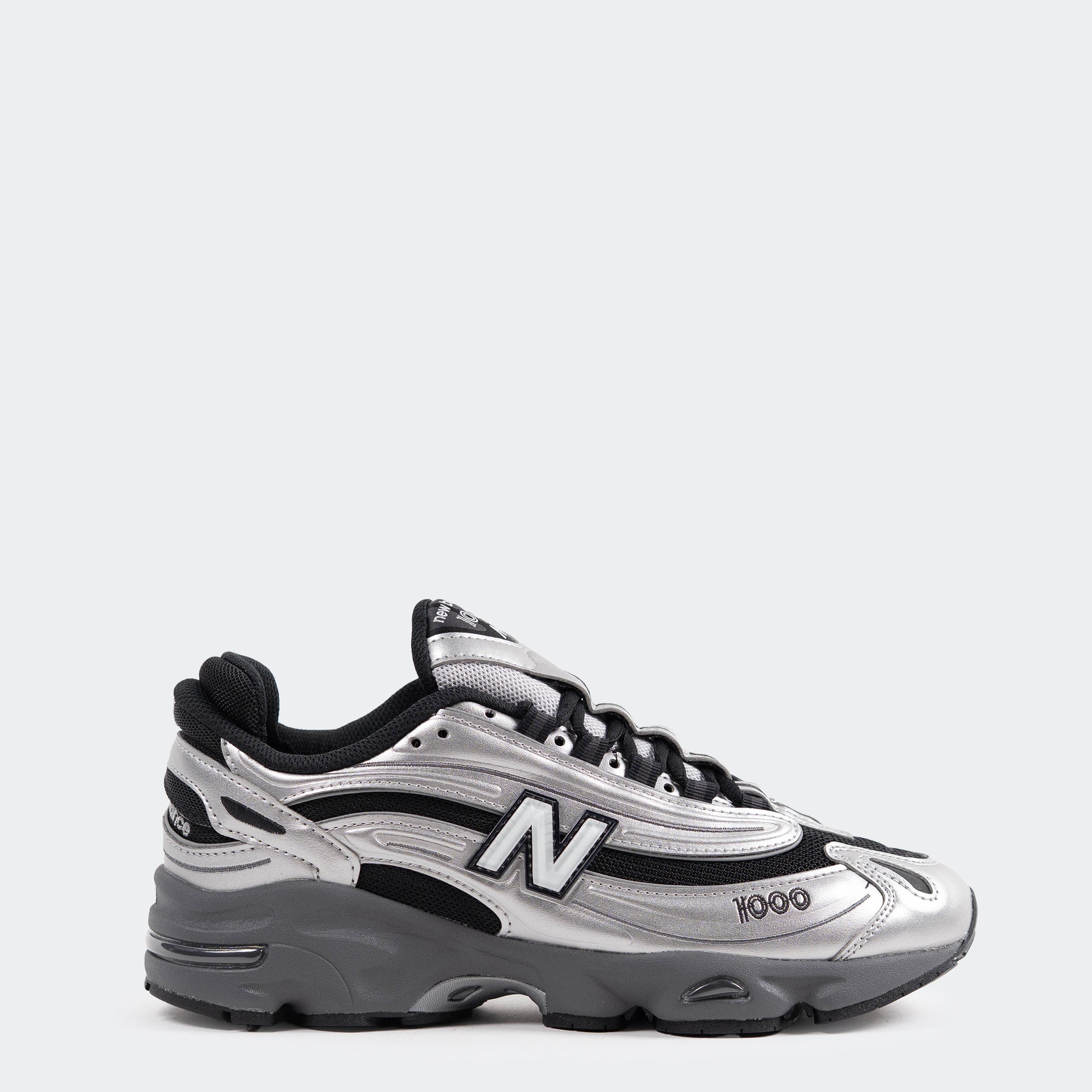 Men's New Balance 1000 Shoes Black / Silver Metallic