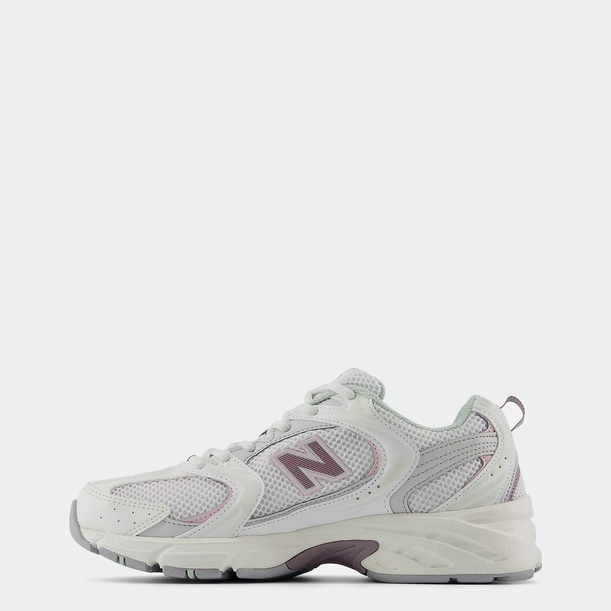 Unisex New Balance 530 Shoes Sea Salt with Ice Wine and Rose Sugar