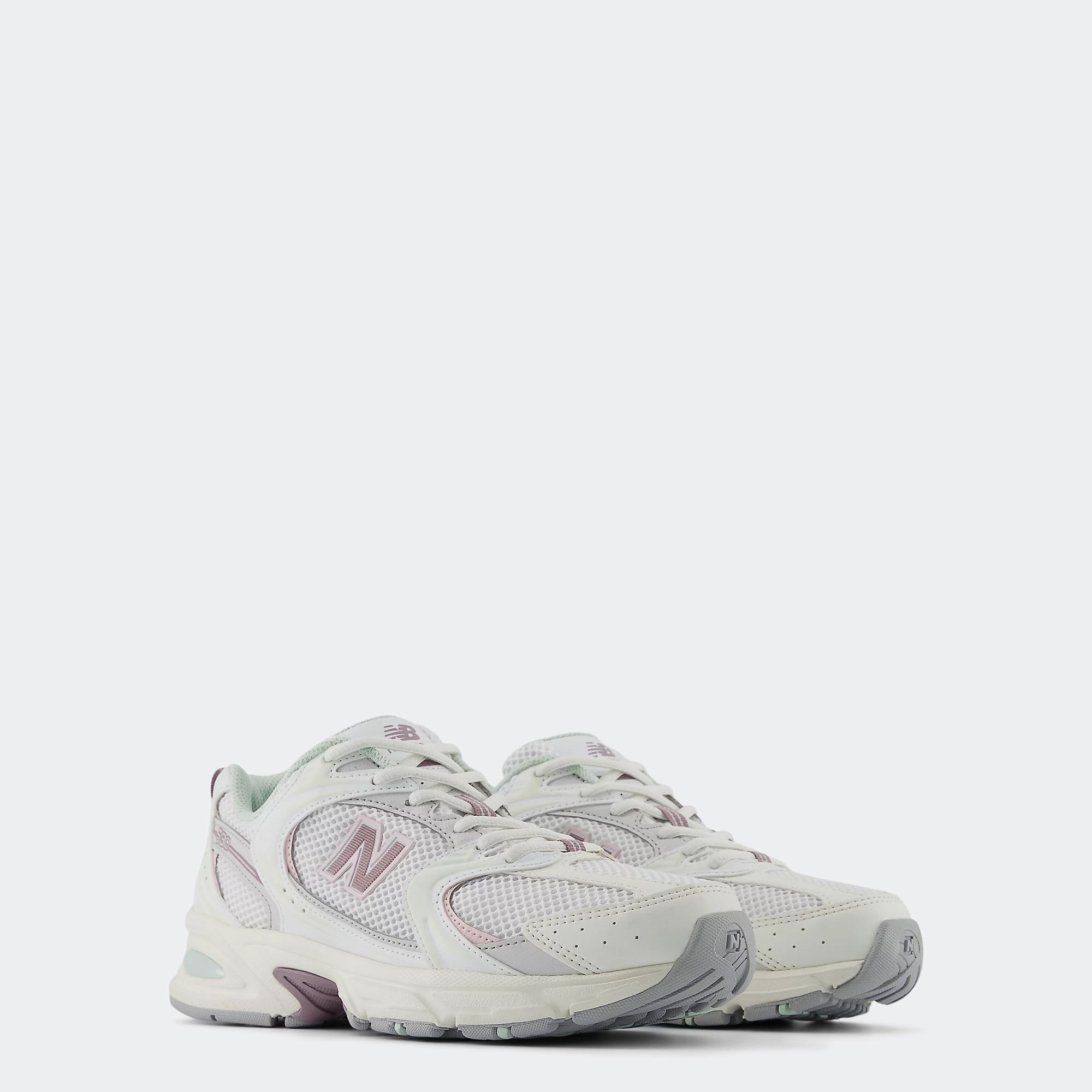 Unisex New Balance 530 Shoes Sea Salt with Ice Wine and Rose Sugar