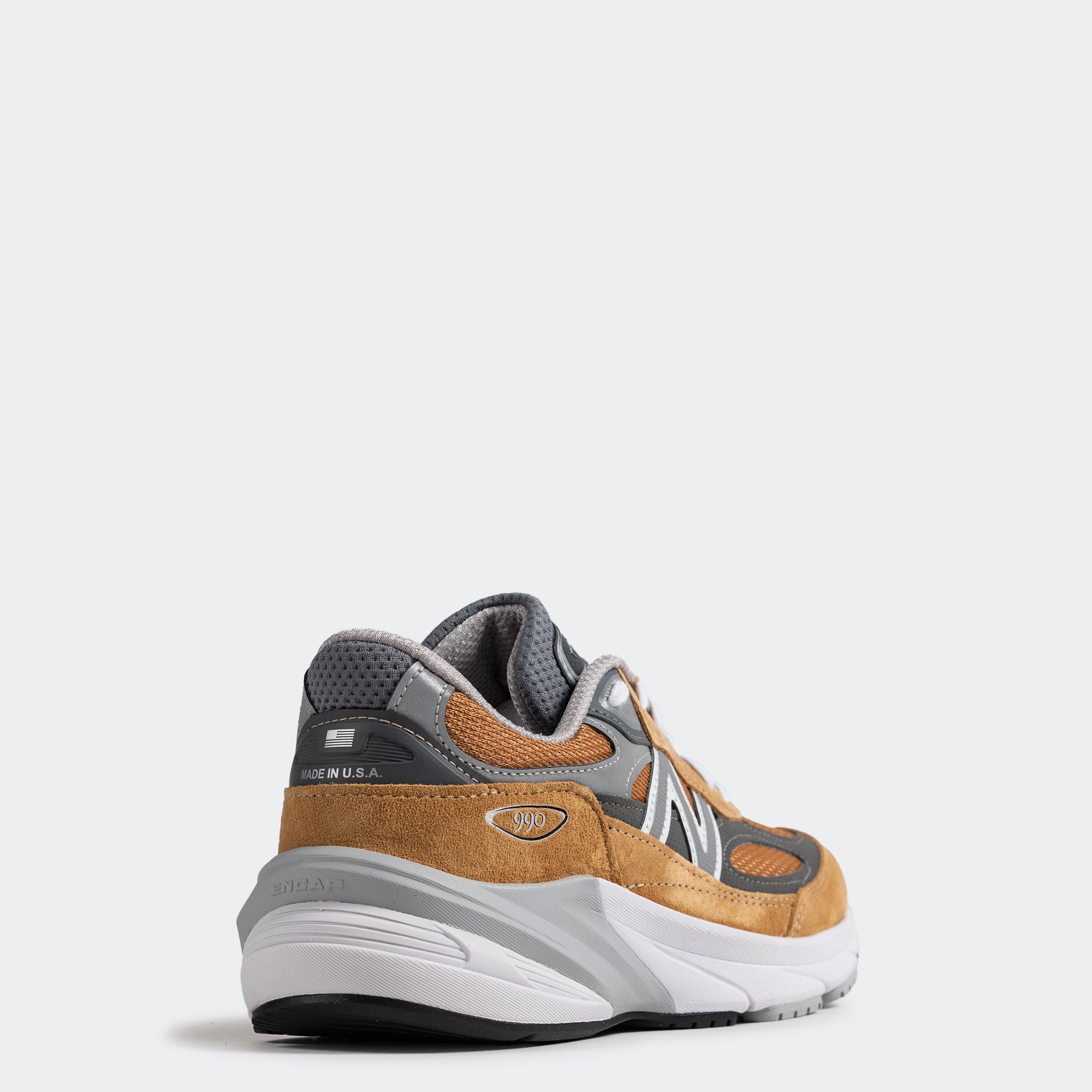 Unisex New Balance Made in USA 990v6 Shoes Workwear with Grey