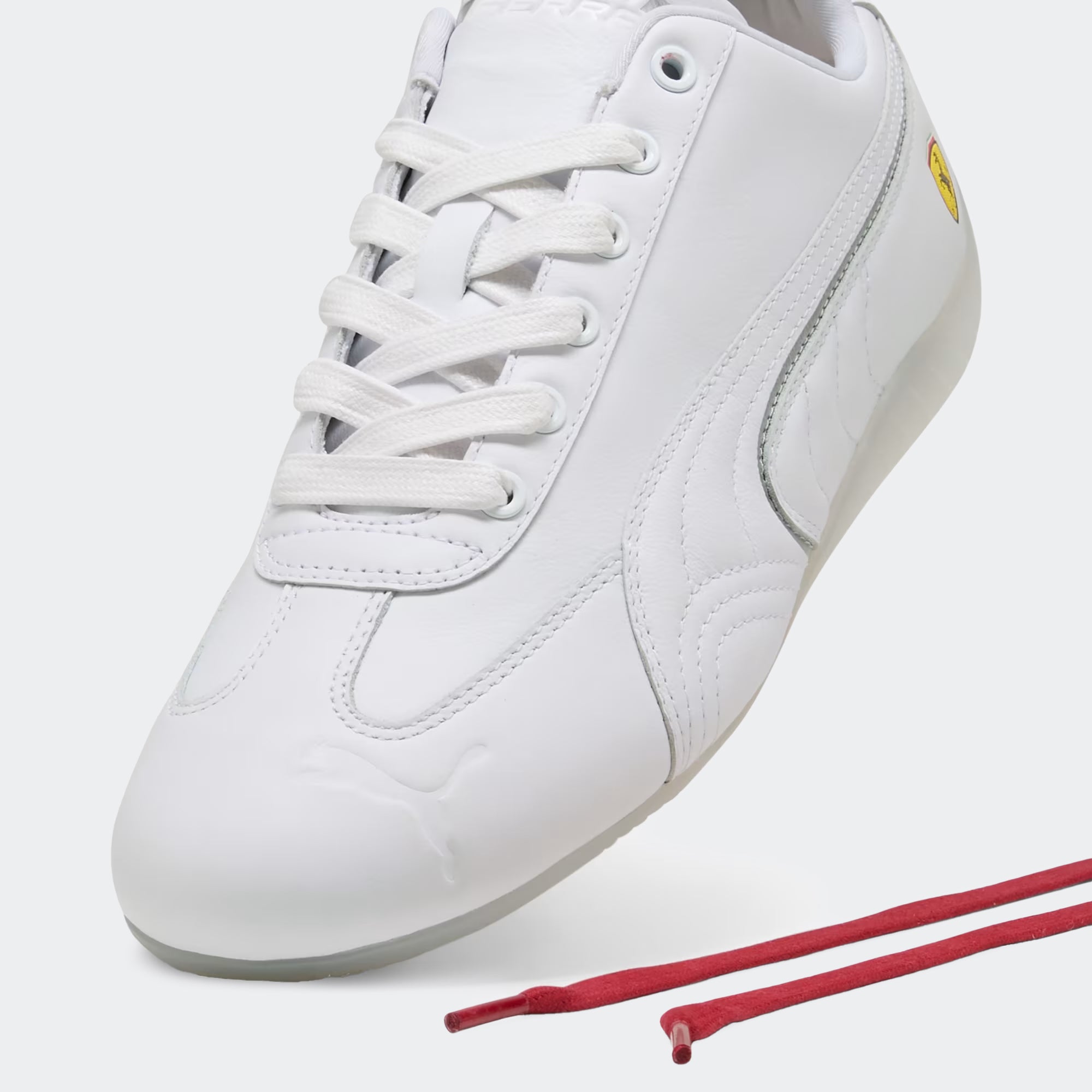 Men's PUMA Ferrari Speedcat OG Shoes Miami F1 White