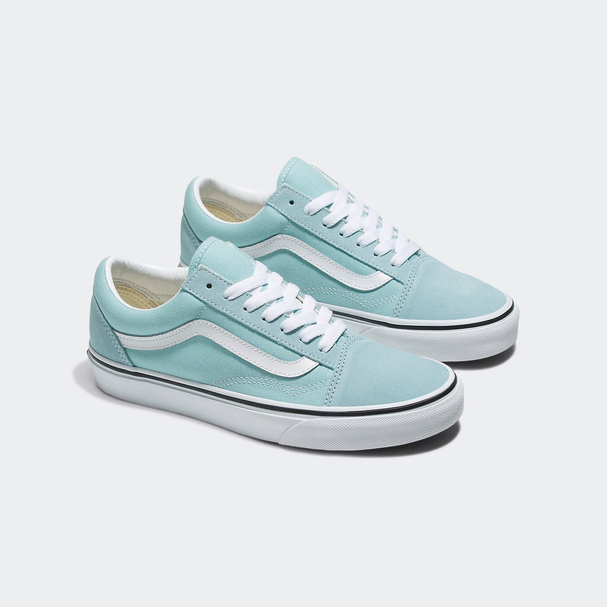 Unisex Vans Canvas Old Skool Shoes Canal Blue