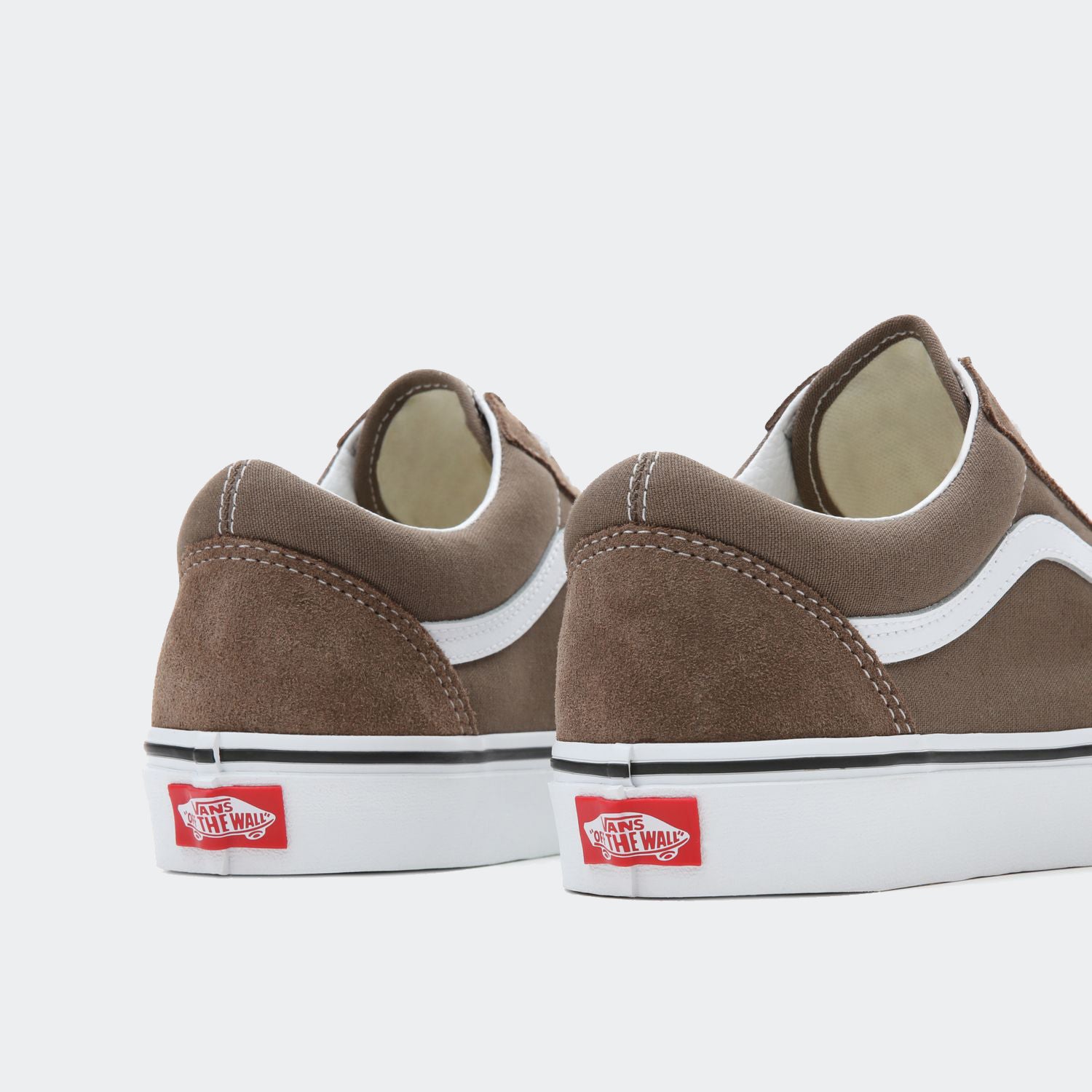 Unisex Vans Canvas Old Skool Shoes Walnut