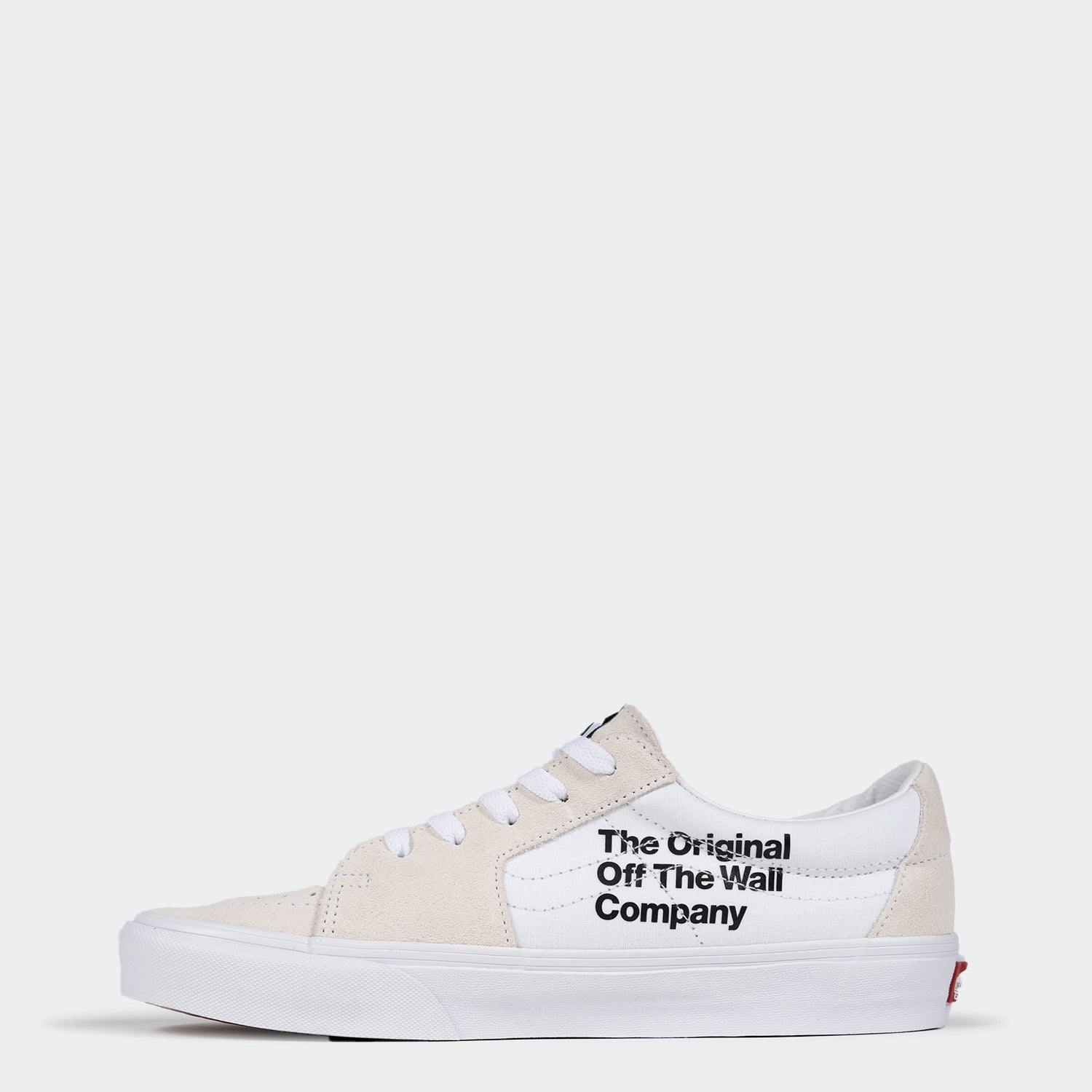 Men's Vans Canvas Sk-8 Low Shoes Hi-Def White/Black