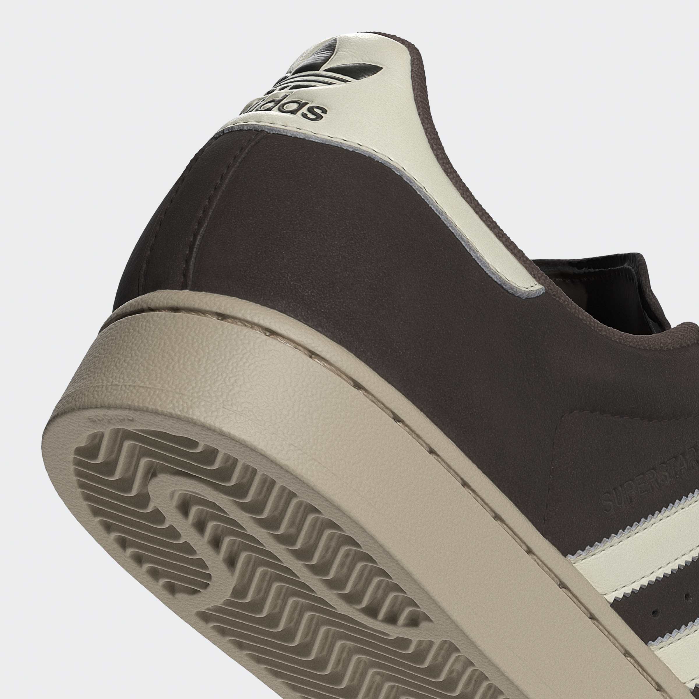 Men's adidas Originals Superstar II Shoes Aurora Coffee