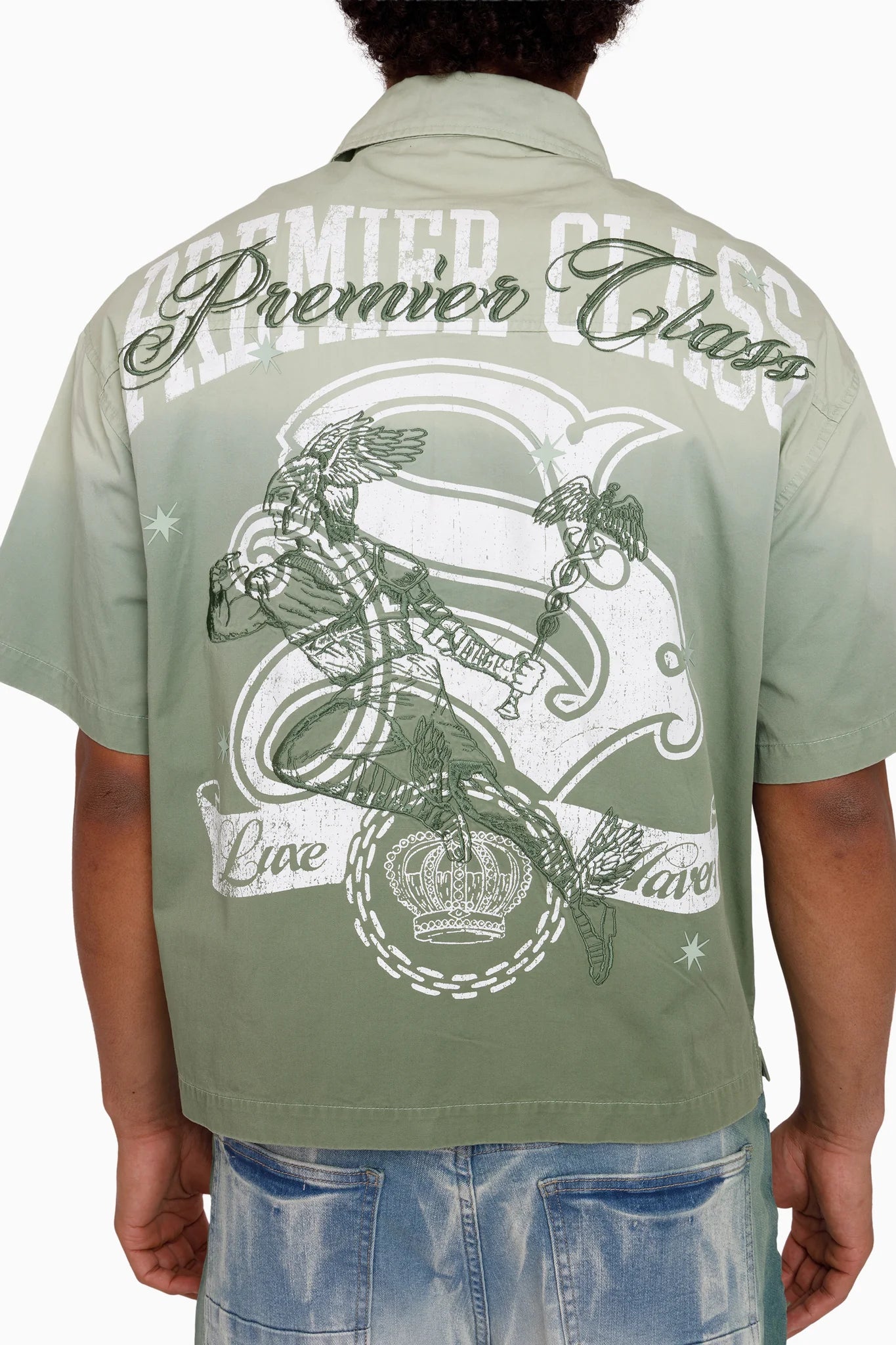 Men's Smoke Rise Premier Class Short Sleeve Button Down Shirt Dewkist